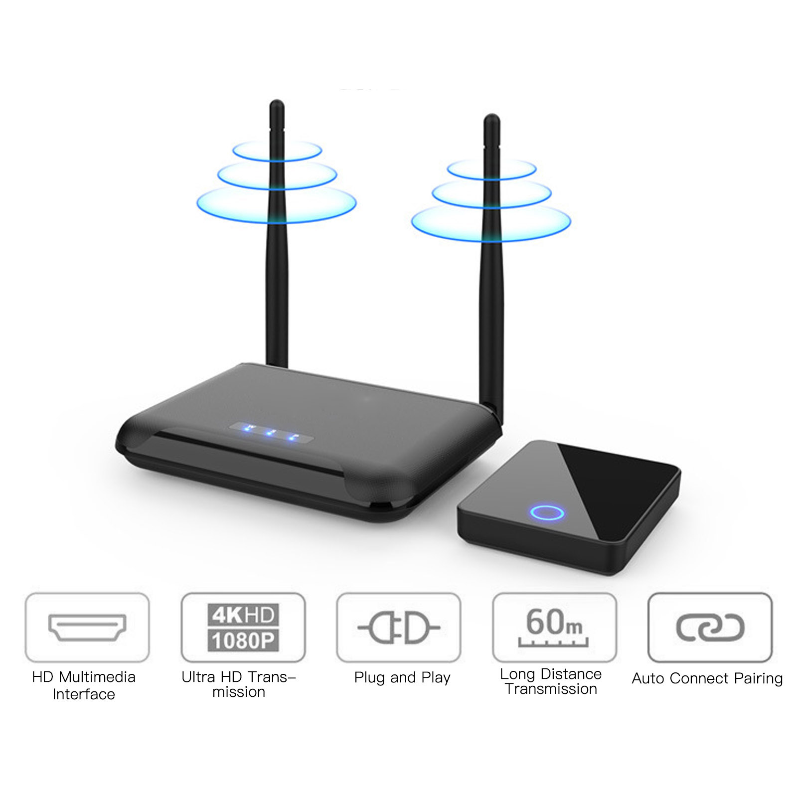 Bin-813 Hdmi-wlan-videoübertragungs-repeater/projektor