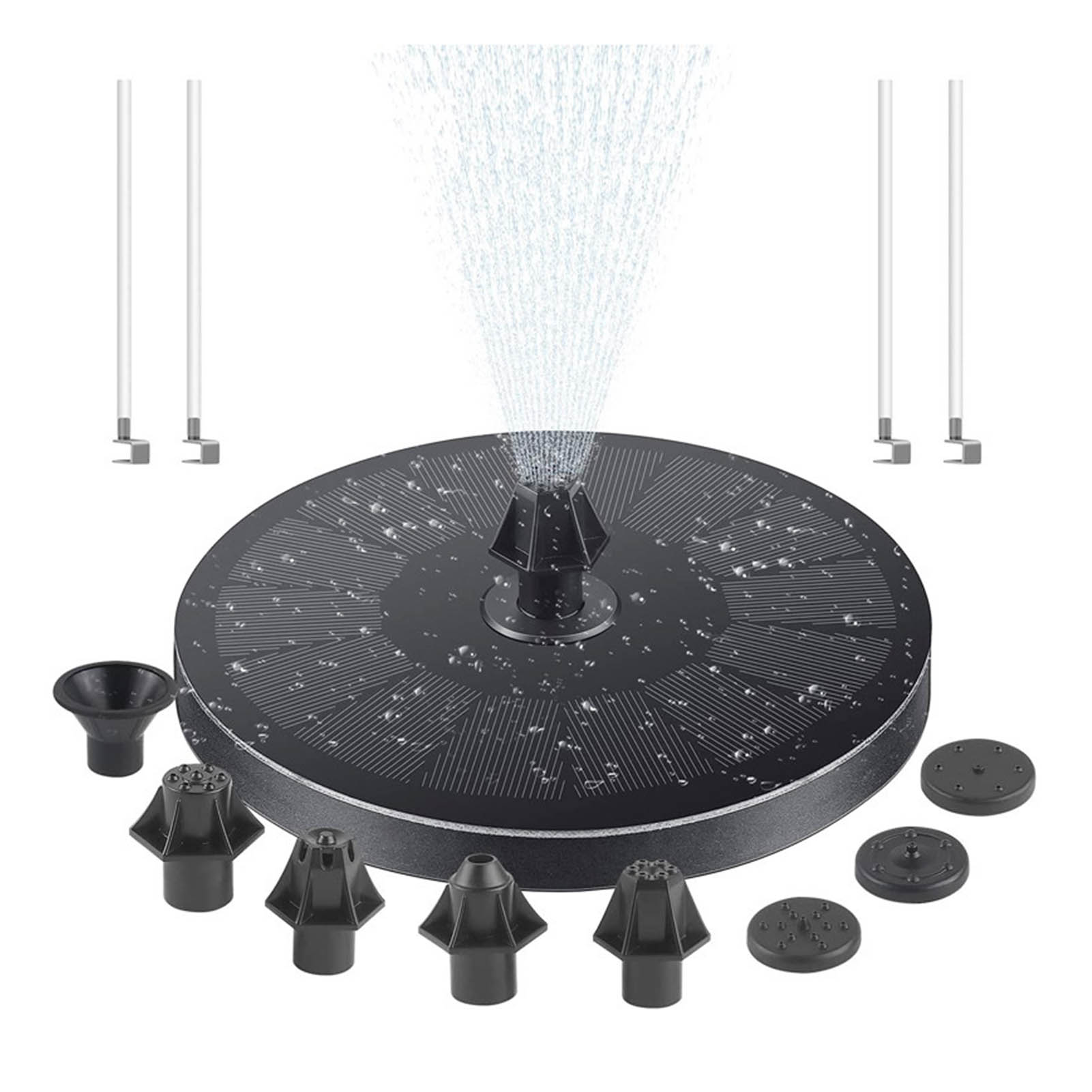 Sp01a Solarbetriebener Schwimmbrunnen