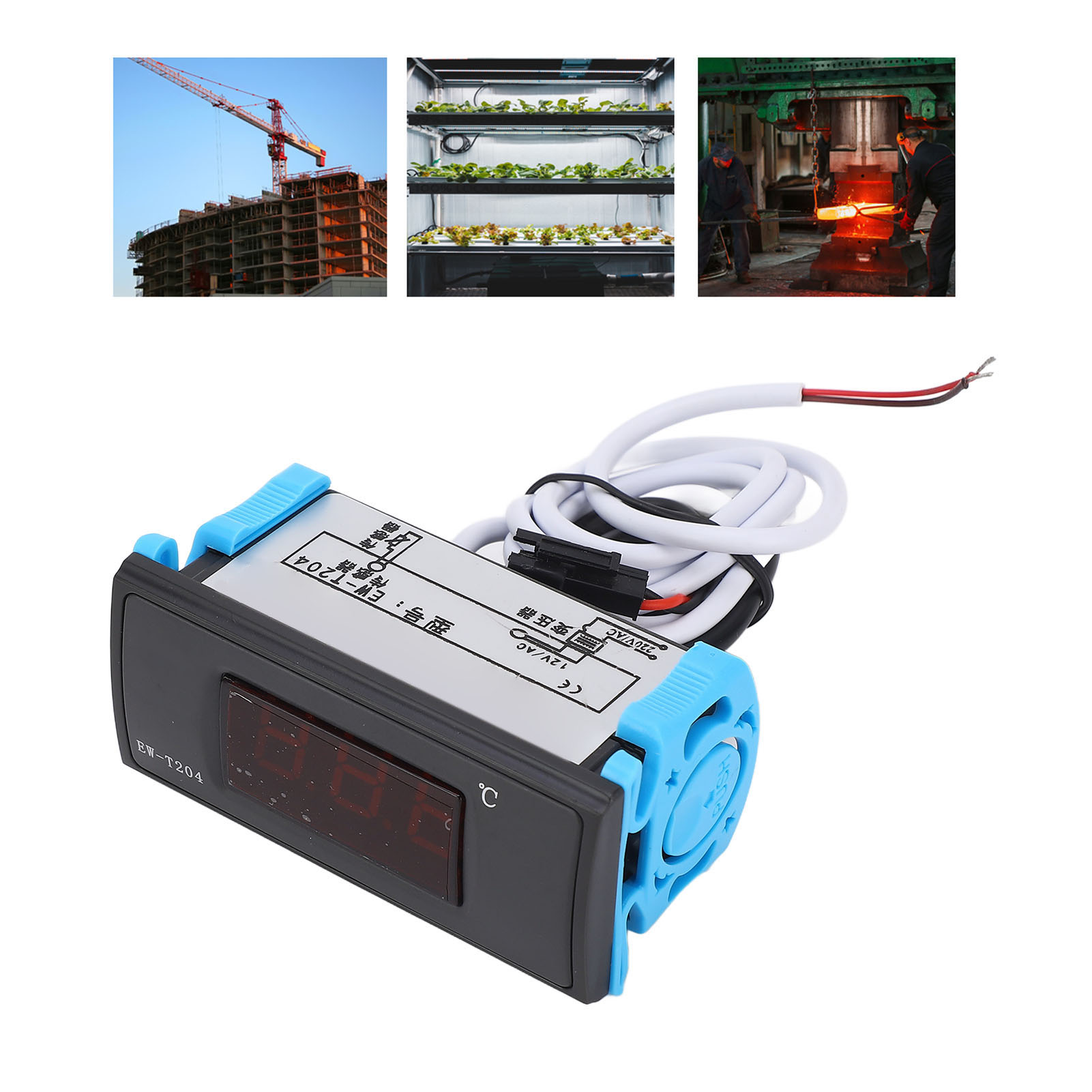 Iniwell Ew-t204 Ac12v Digitales Temperaturdisplay