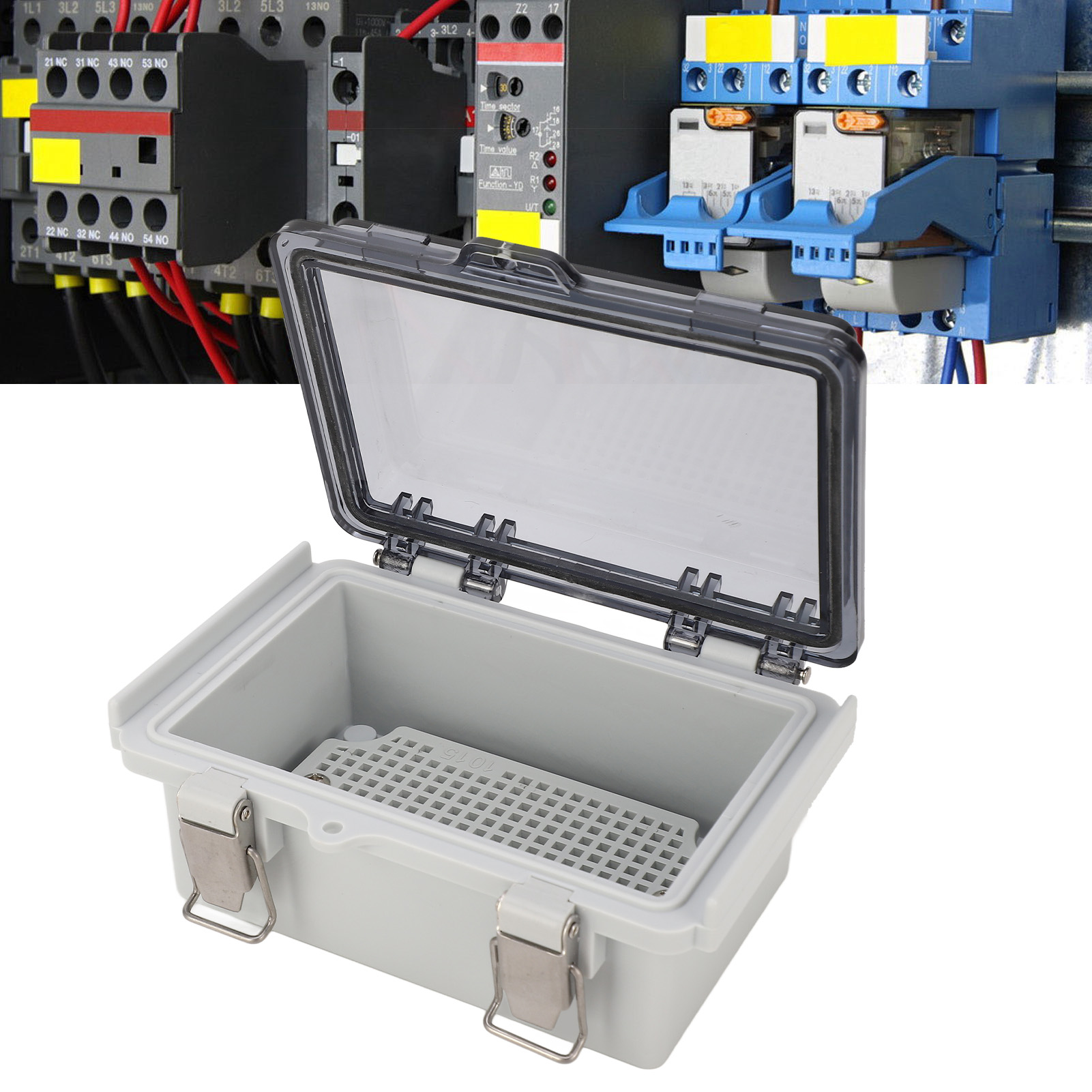 Wasserdichtes Elektrisches Gehäuse Aus Abs-kunststoff, Allgemeines Außengehäuse Für Technische Anwendungen, Verteilerkasten Mit Transparentem Deckel, 5,9 × 3,9 × 2,8 Zoll.