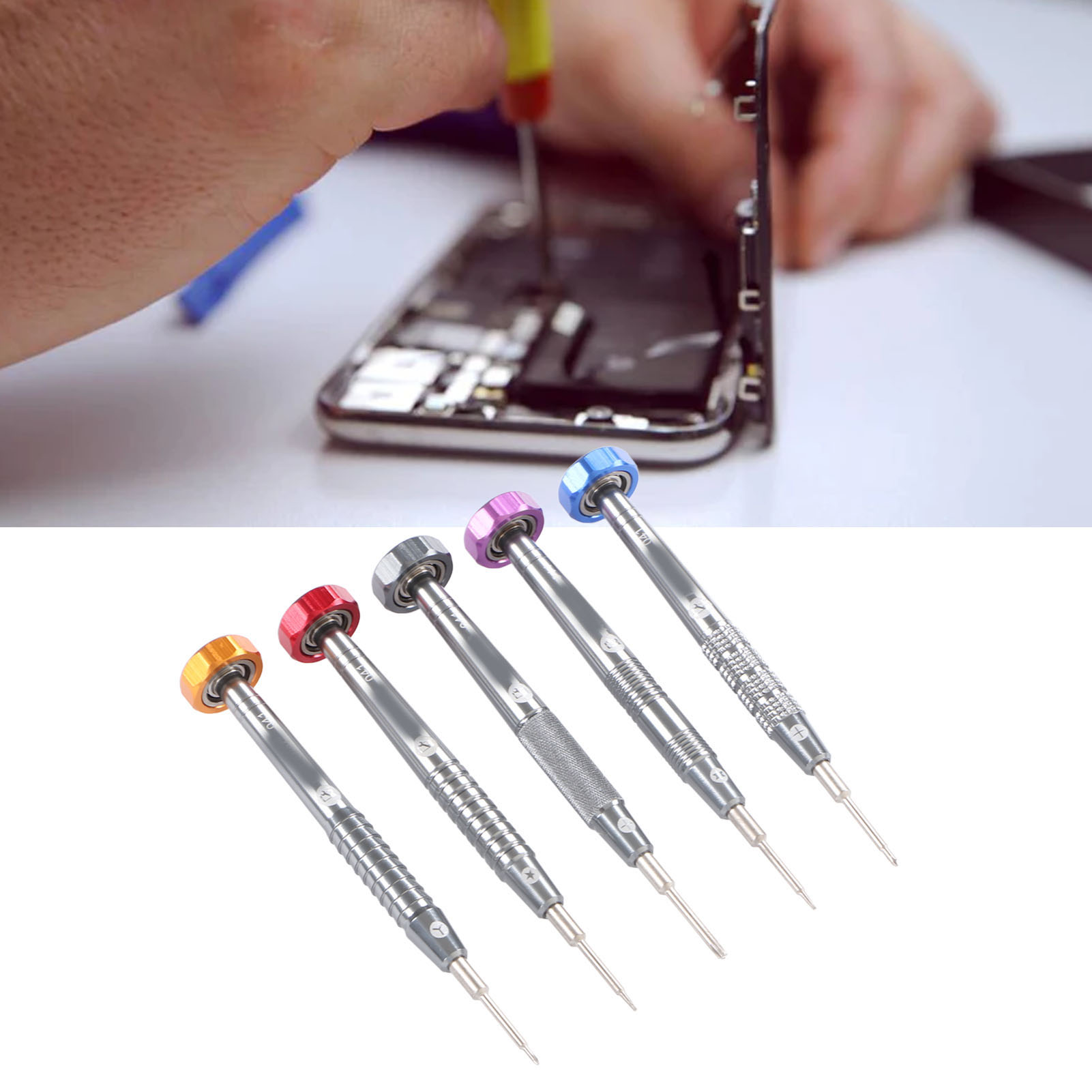 041 5-teiliges Schraubendreher-set – Professionelles Schraubendreher-set (5-teilig). Geeignet Für Uhren, Schmuck, Spielzeug Und Brillen. Erhältlich In 5 Verschiedenen Größen.