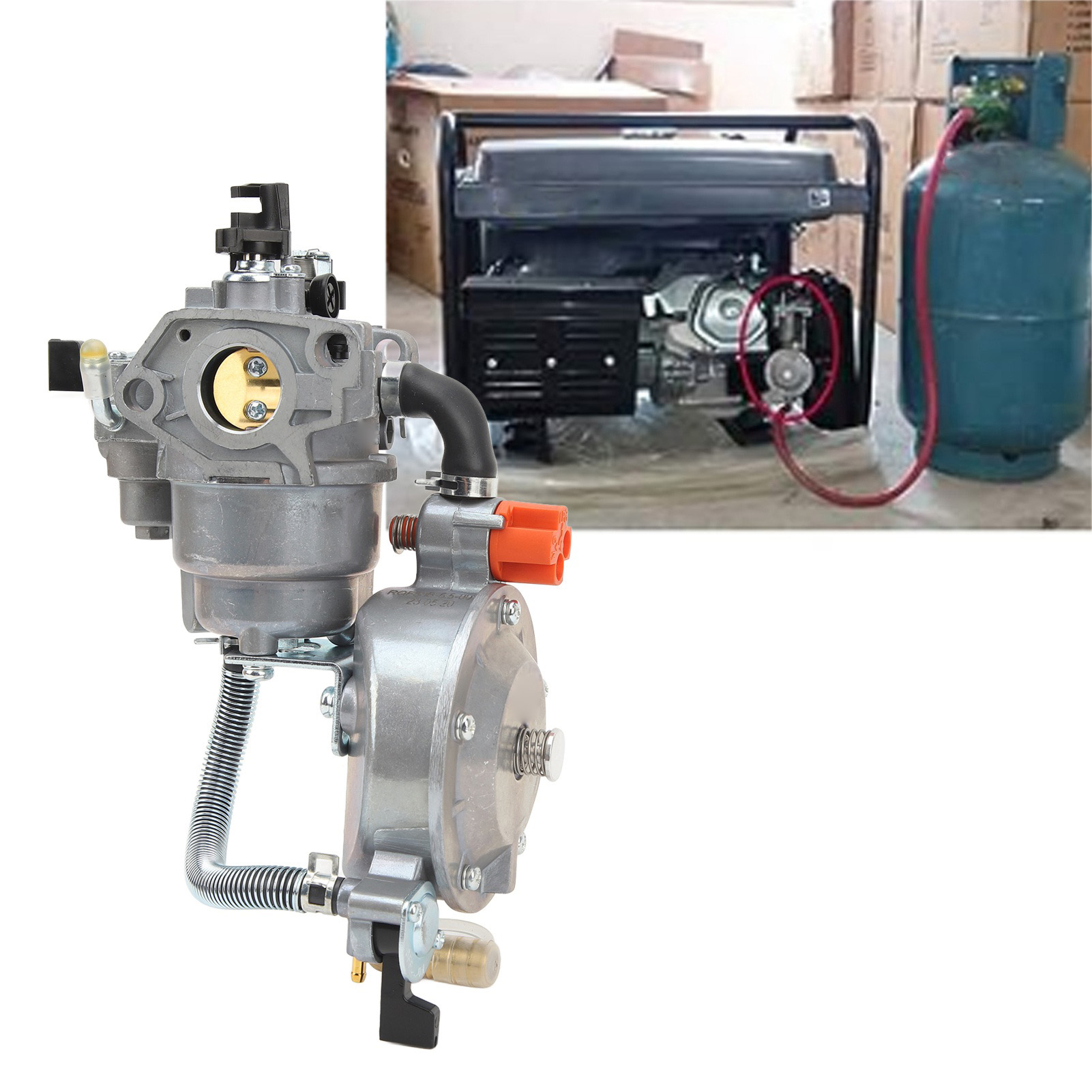 Umrüstsatz Für P21a-lpg Gx270 177f Benzingenerator (lpg-vergaser, Dual-fuel, Wasserpumpe, Zubehör Inklusive) 3 Kw (7-9 Ps, 220/110 V)