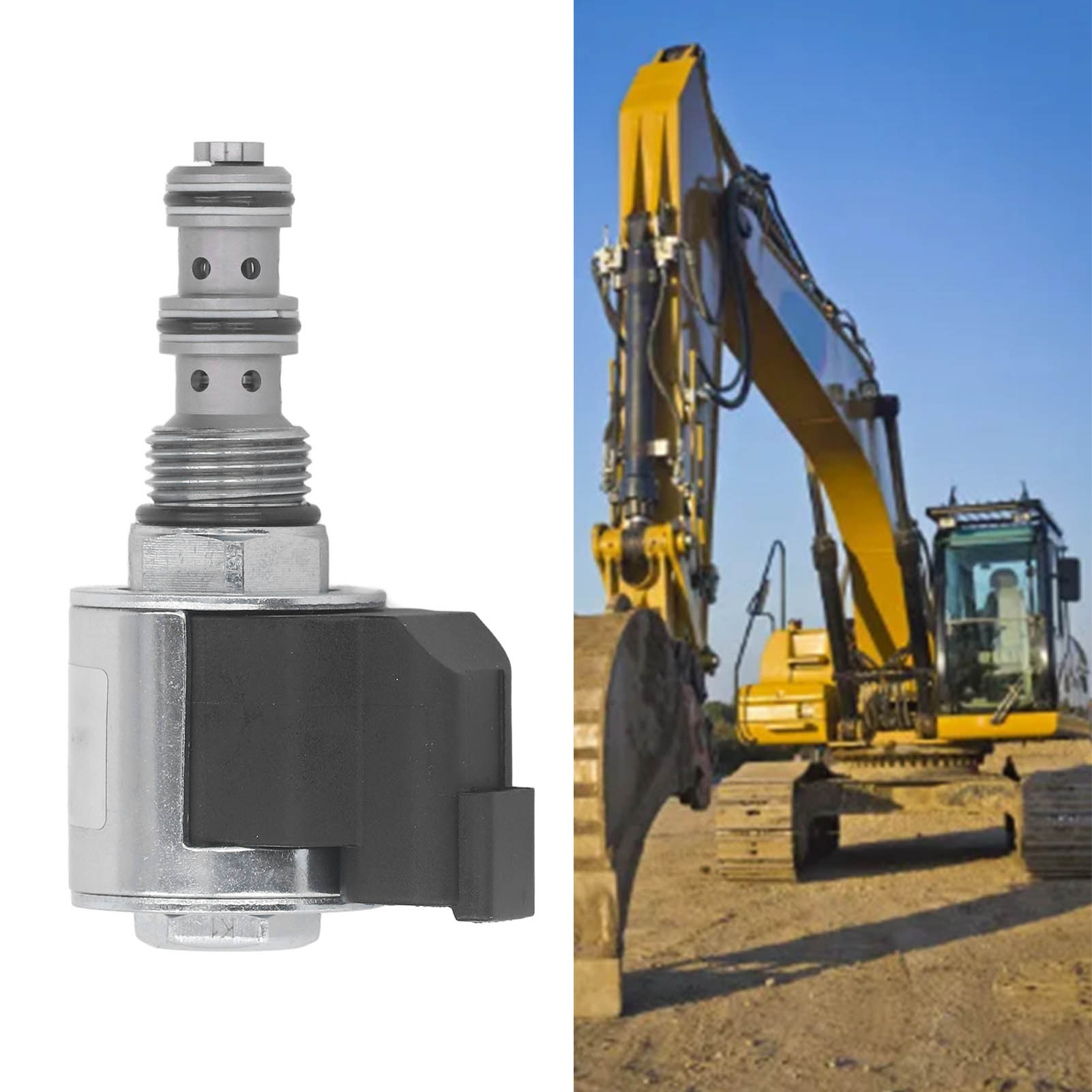 24v-magnetventil Für Bagger, Geeignet Für Cat 973, 973d Und 973k Bagger.