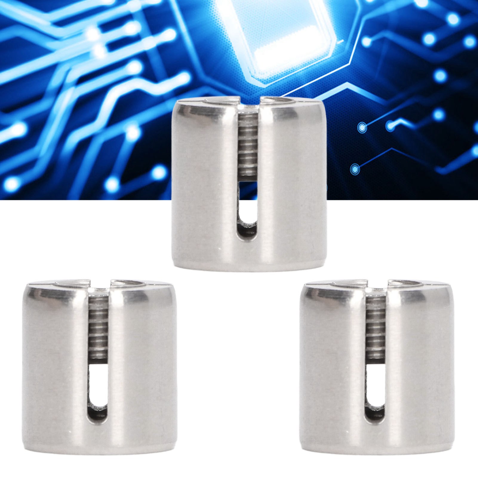 10 Stück, 0,709"/18 Mm Lang, 0,650"/16,5 Mm Breit, Kabelbinder Aus Edelstahl 316 Mit M10-gewinde, Kreuzkabelbinder Geeignet Für Kabelgeländer-sets Mit Einem Durchmesser Von 0,079"/2 Mm Oder Weniger.