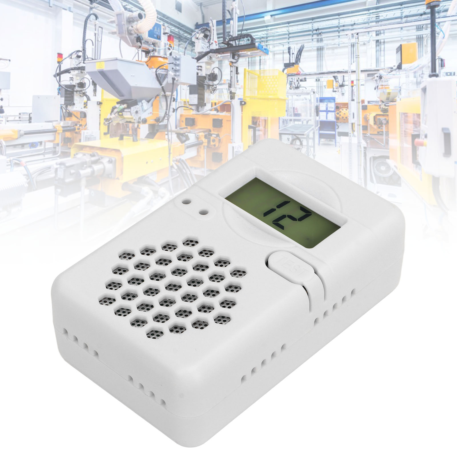 Gasdetektor Mit Akustischem Und Optischem Alarm.
