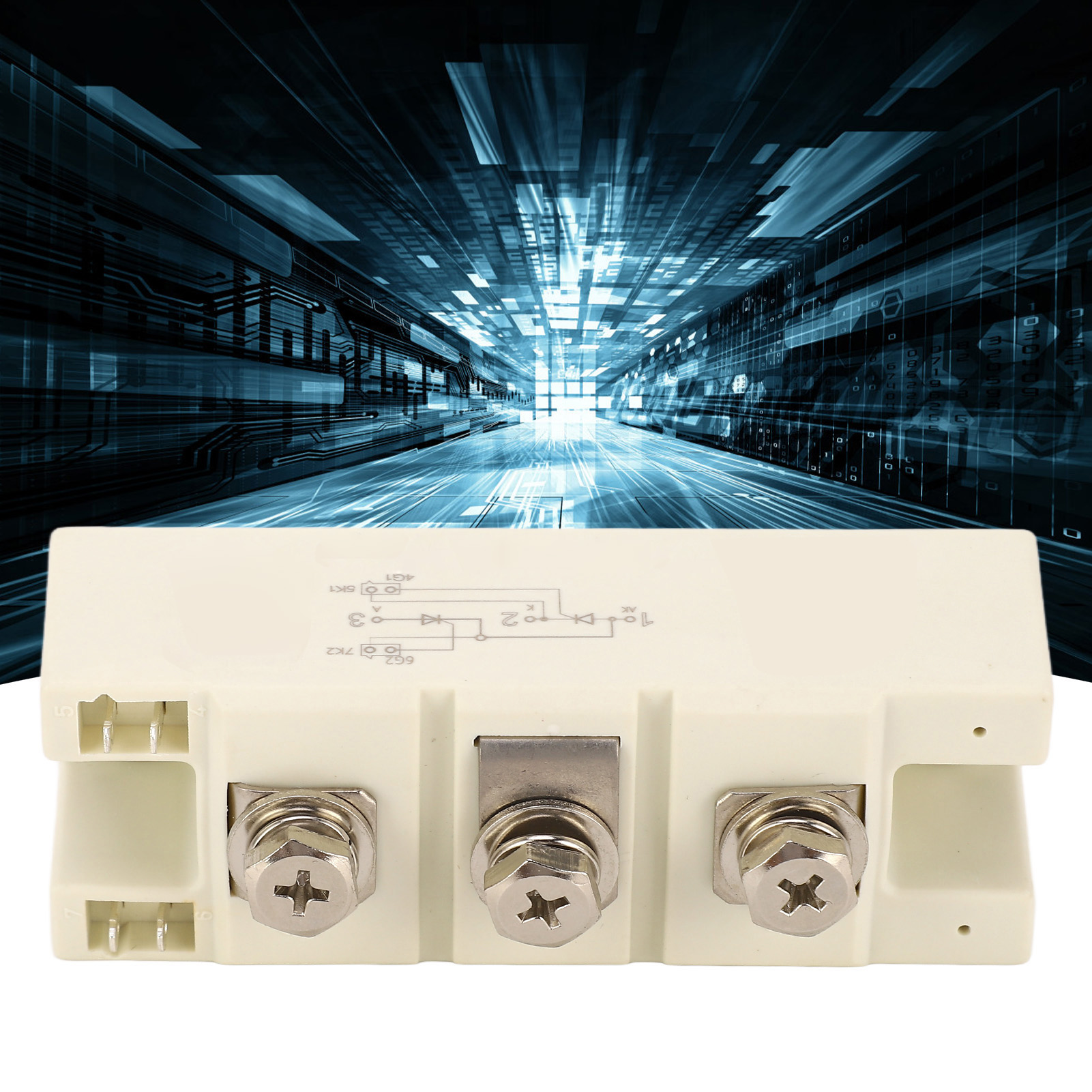 Vollständig Gesteuertes Jlskkt200/16e-modul, Bidirektionales Thyristormodul, Scr-modul, 200 A/1600 V, Weißes Modul