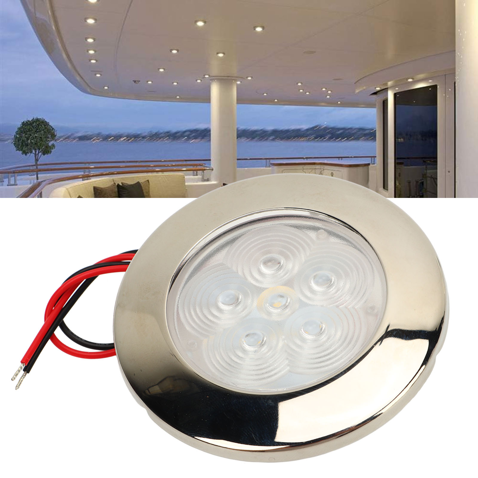 12v Dc 1w Led-einbauleuchte Für Die Decke, Tischhockeybeleuchtung, Tageslichtweiß, 5500-6300k