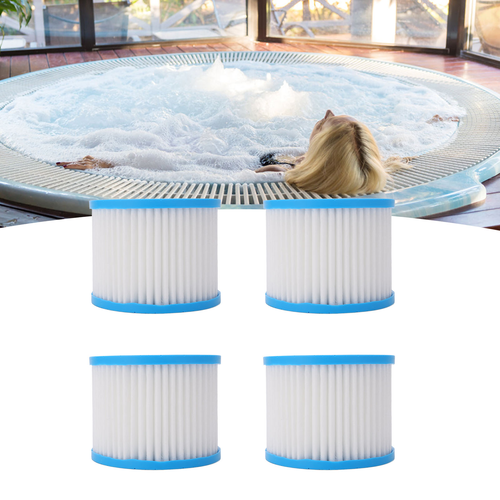 Filterelement Für Wasserpumpe Φ104φ52h80 Kompatibel Mit Bestway Vi