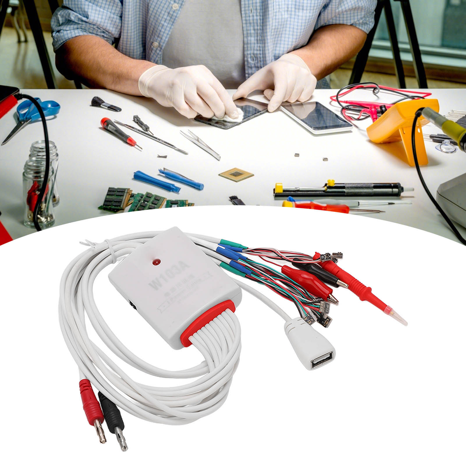 Gleichstromkabel Zur Reparatur Elektronischer Geräte Stromkabel Mit Stift Stromkabel