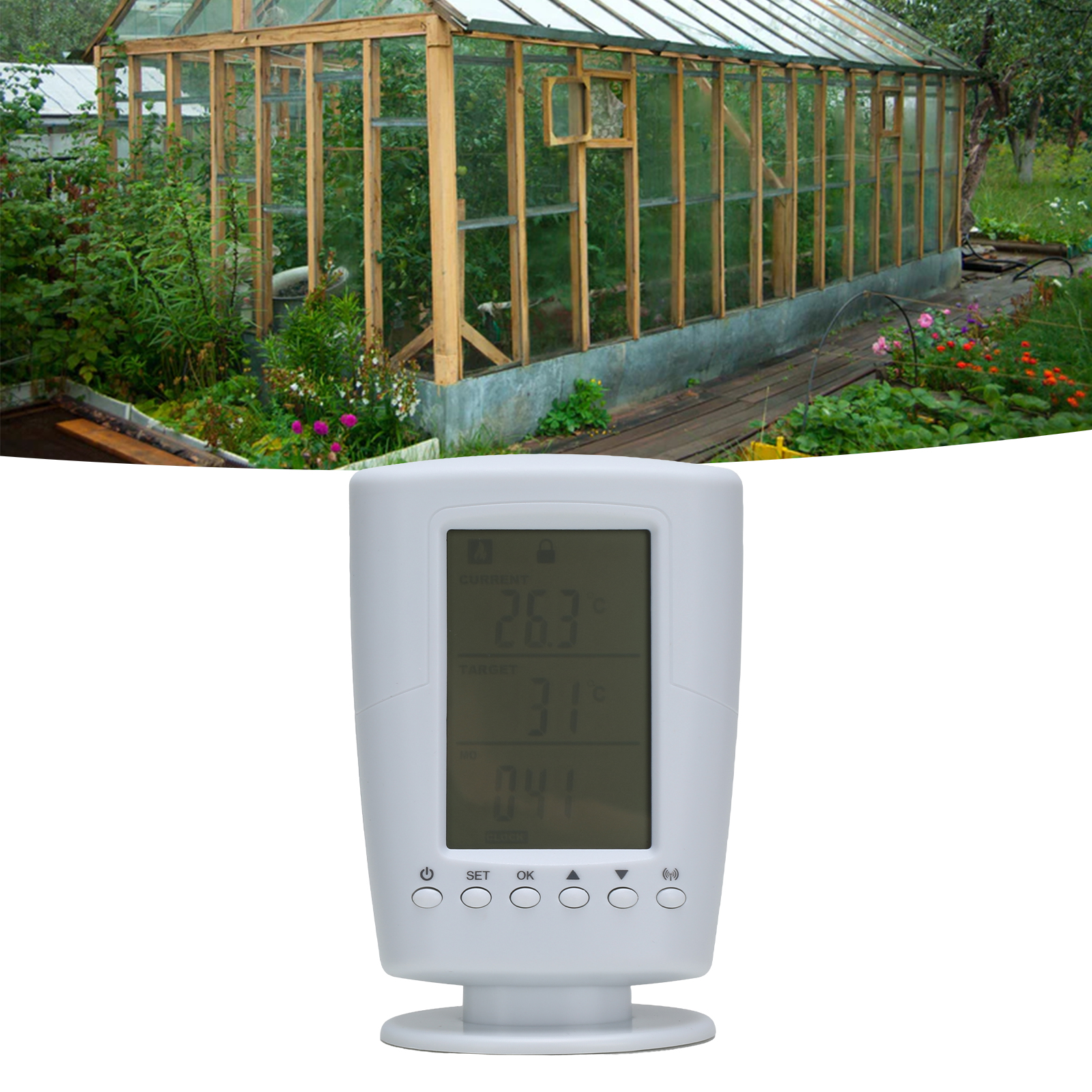Intelligenter, Kabelloser Thermostatstecker, Multifunktionaler Timer Für Zuhause, Automatischer Digitaler Elektronischer Thermostat, Europäischer Standard 230 V