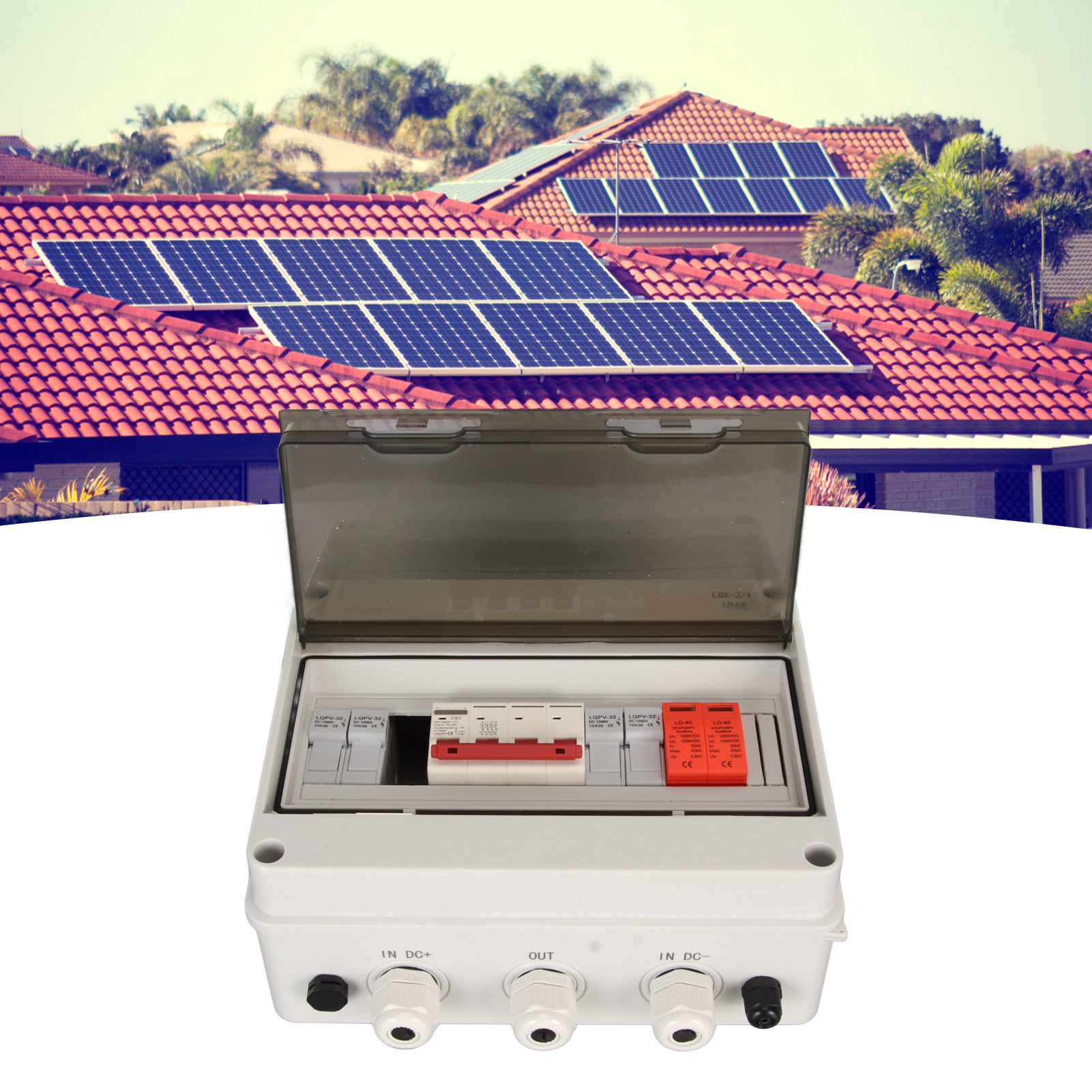 1000 V Dc 63 A Photovoltaik-anschlussdose