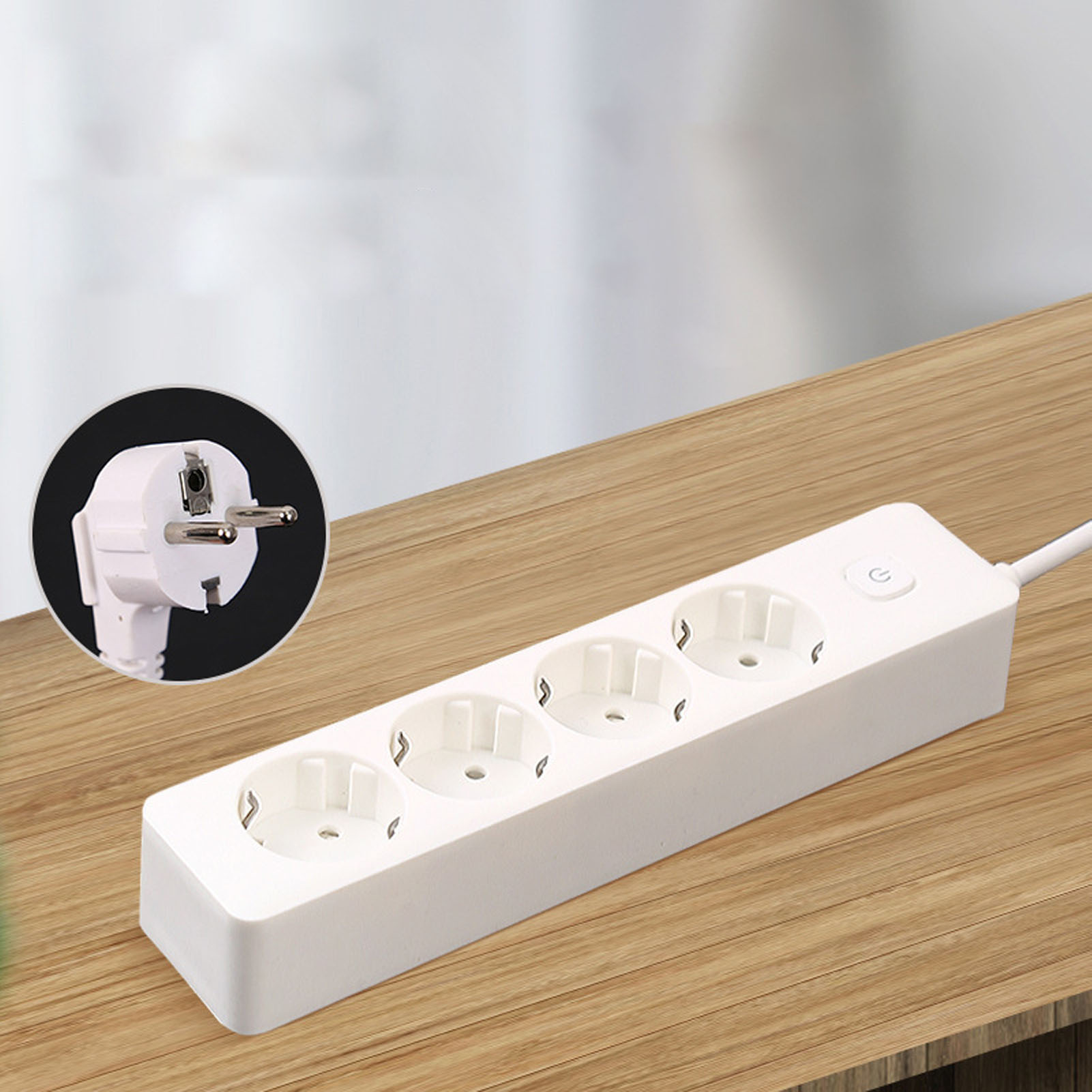 Europäische Standard-steckdosenleiste Für Den Hausgebrauch 250 V, 10 A, Hochleistungs-steckdosenleiste Für Den Außenbereich 2200 W, Entspricht Der Deutschen Norm Sf008-4