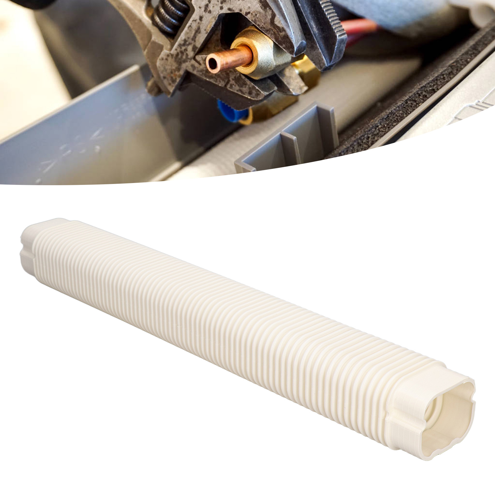 Universelle Flexible Schläuche 405 Für Innen- Und Außengeräte Von Klimaanlagen, Kupferrohre, Zierrillen, Pvc-rohrabdeckungsset, Zubehör Für Klimaanlagenschläuche