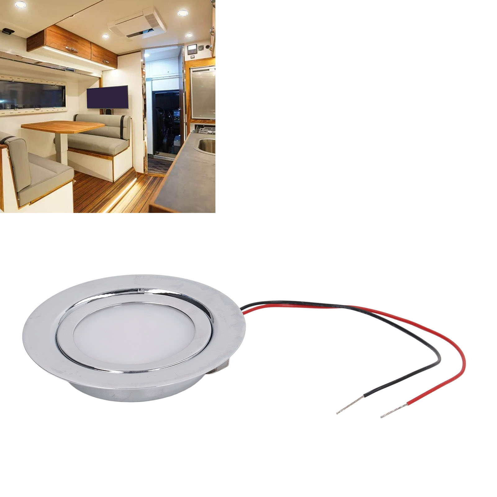 12v Dc 3w Led-projektor Für Hockey, Led-einbauleuchte Für Die Decke, 4000k Weiß.