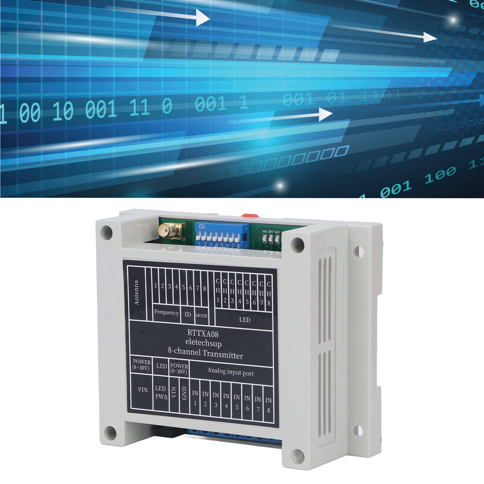 8ch433m Zweiwege-fernbedienungsmodul-kit Mit Punkt-zu-punkt-rückmeldung, 12 V Dc