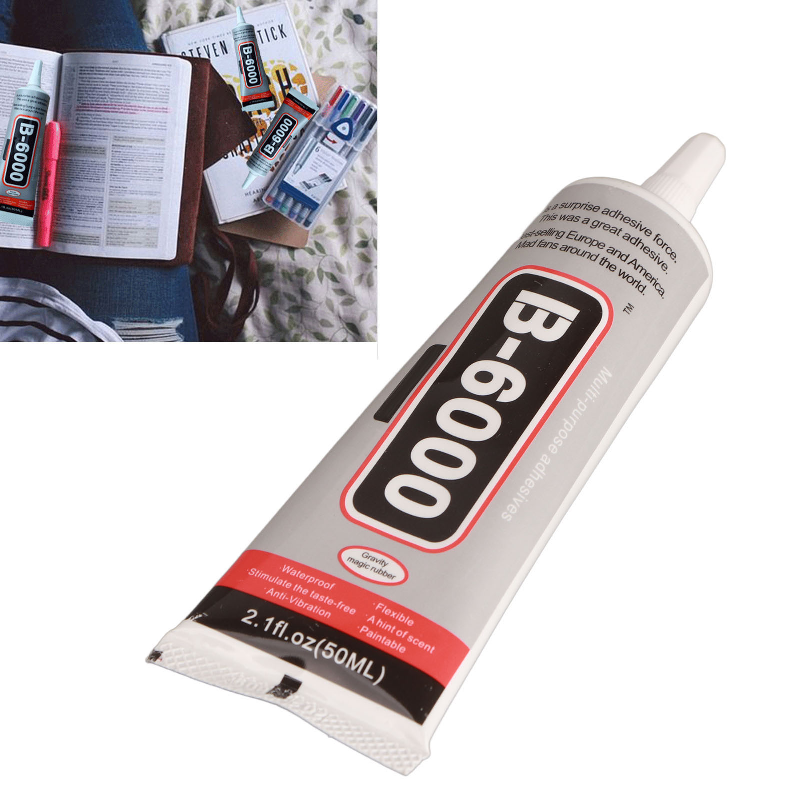 B6000 Spritzenkleber, Bastelkleber, 50 Ml