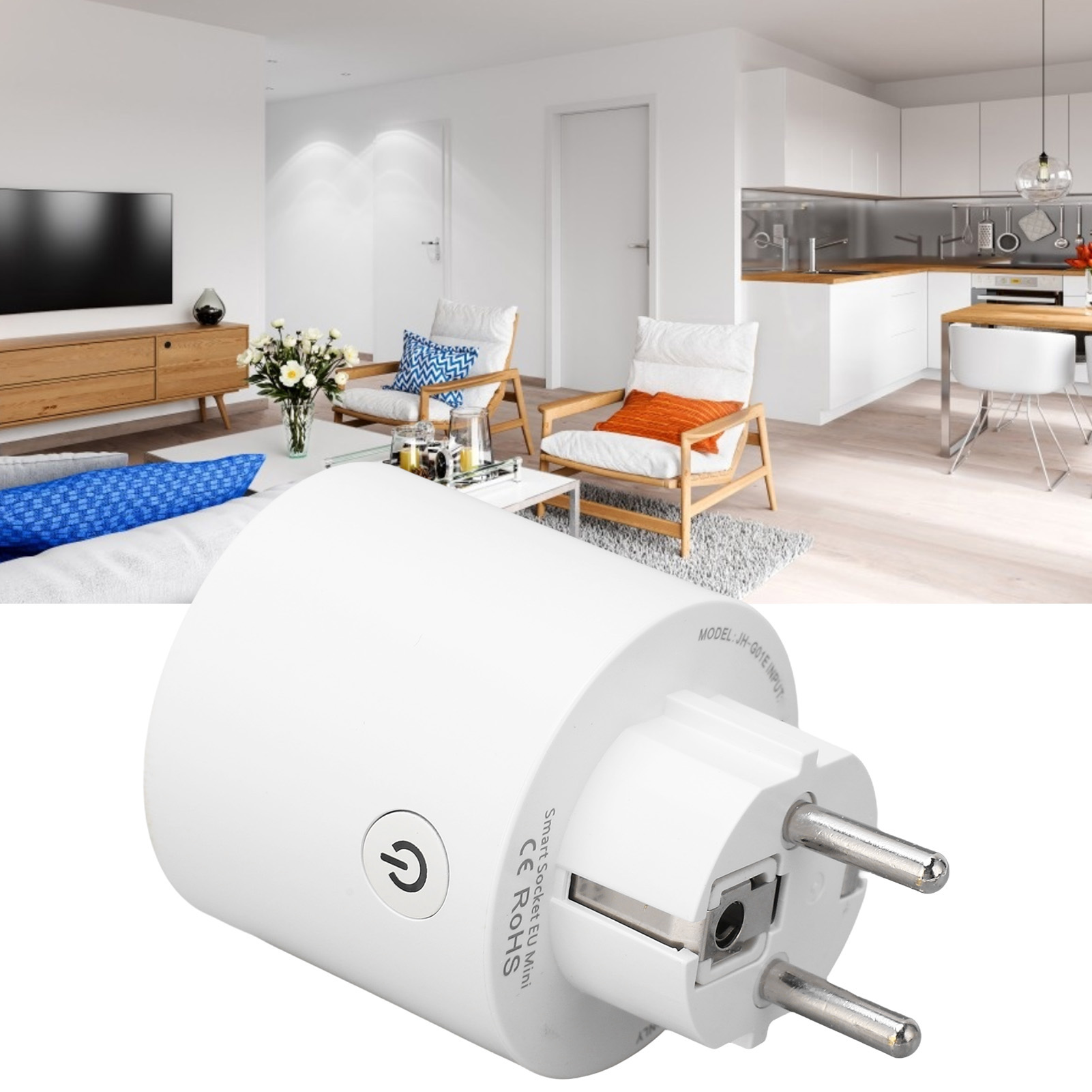 Intelligente Wlan-steckdose Mit Graffiti-funktion, Sprachtimer, 250 V, Europäischer Standard.