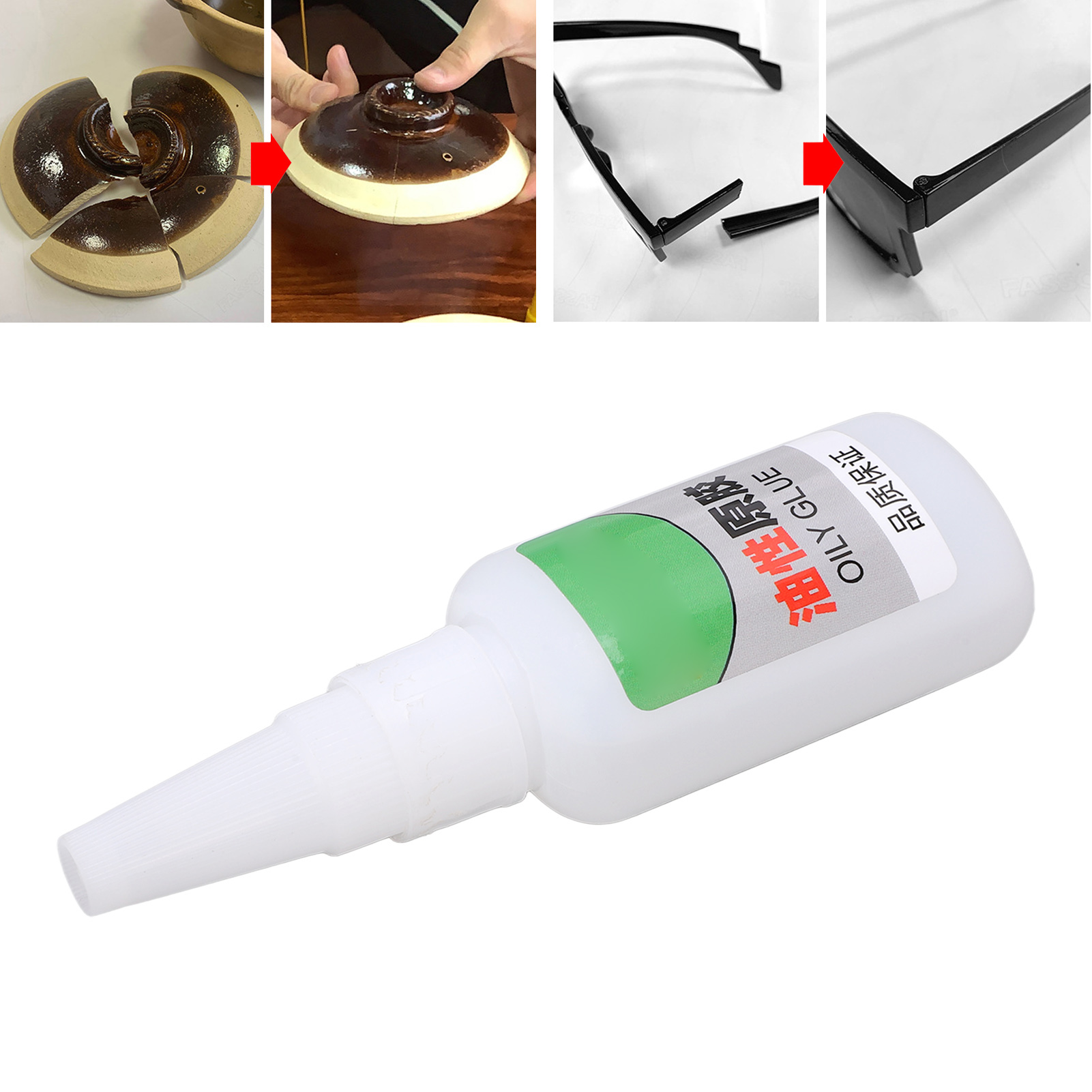 Ölbasierter Klebstoff 50 G, Starker Klebstoff, Sekundenkleber, Sofortkleber