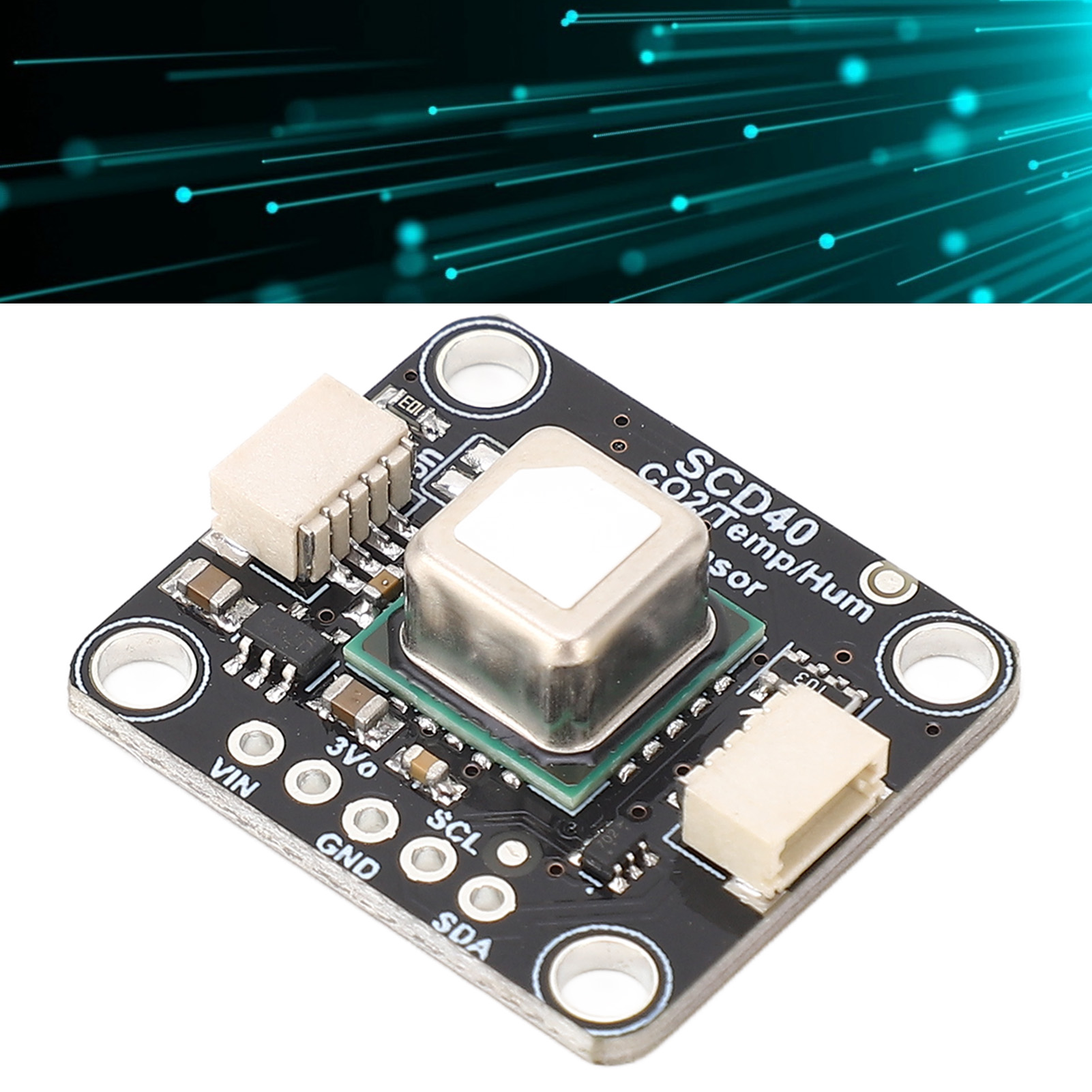 I2c-kohlendioxidsensormodul Mit 50 Ppm Genauigkeit, Temperatur- Und Feuchtigkeitsmessung Für Qwiic