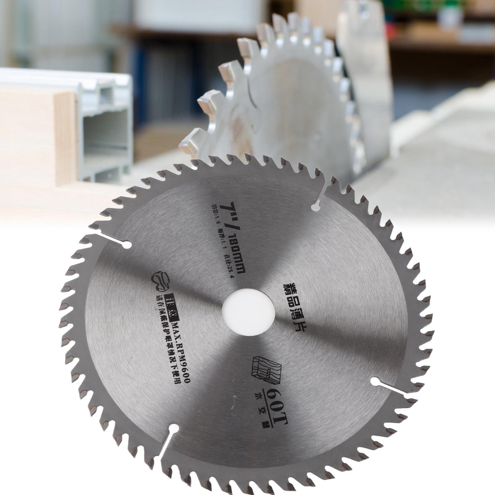 Hochwertiges Sägeblatt Für Edelhölzer, 7 Zoll, 60 Zähne, Hartmetall-sägeblatt Für Melaminplatten.