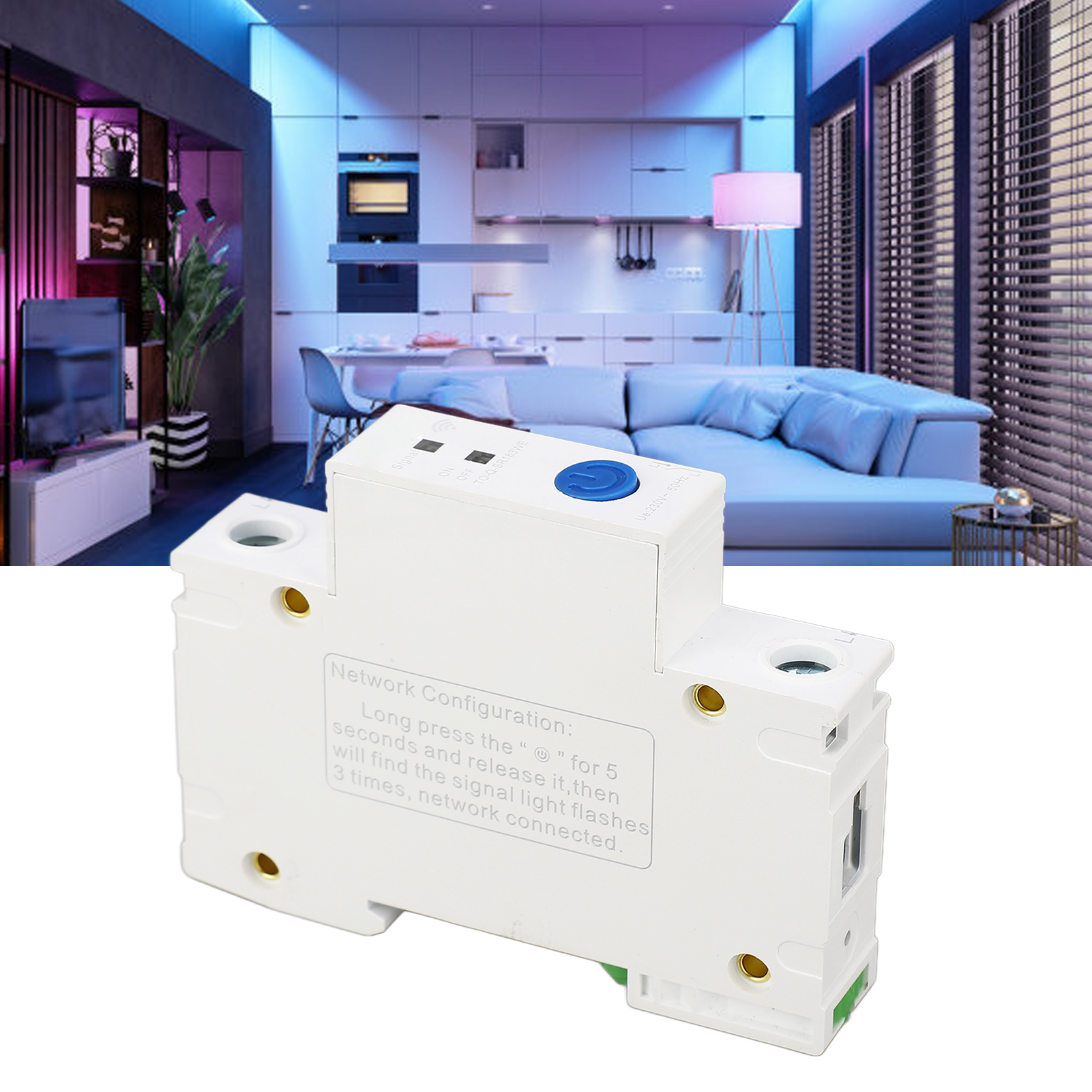 Tongou 1p 230v Din-schienen-leistungsschalter Mit Wlan, Intelligenter Leistungsschalter, Intelligenter Schalter, Fernbedienung, 32a Ohne Zähler.