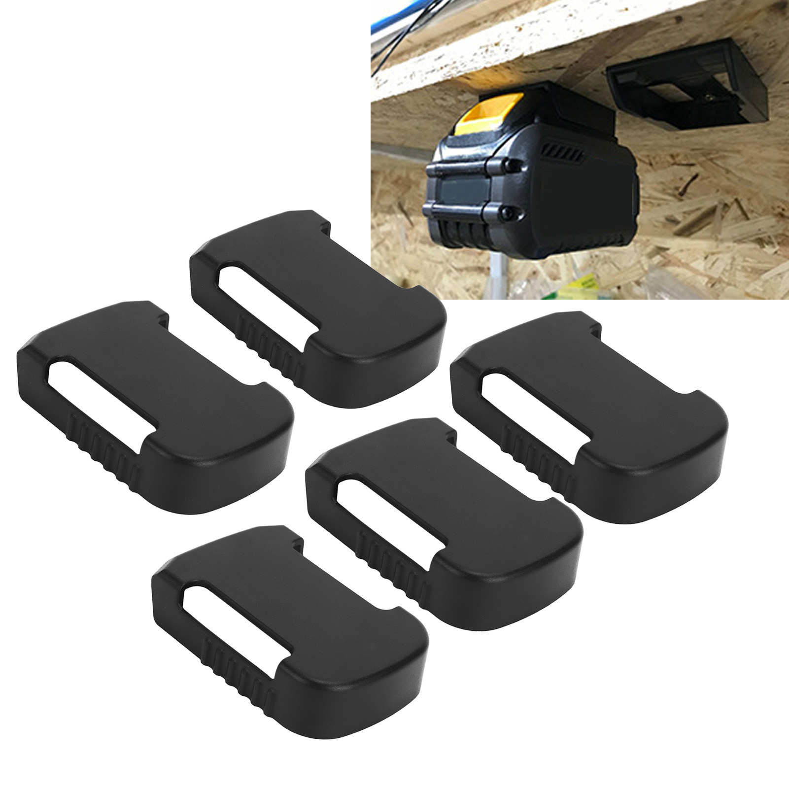 Fünf Sätze Worx 20v Große Fußbatteriehalterungen Sind Kompatibel Mit Worx Wu-serienbatterien (wu189, Wu294, Wu296 Usw.) Und We-serienbatterien (we270, We389 Usw.).