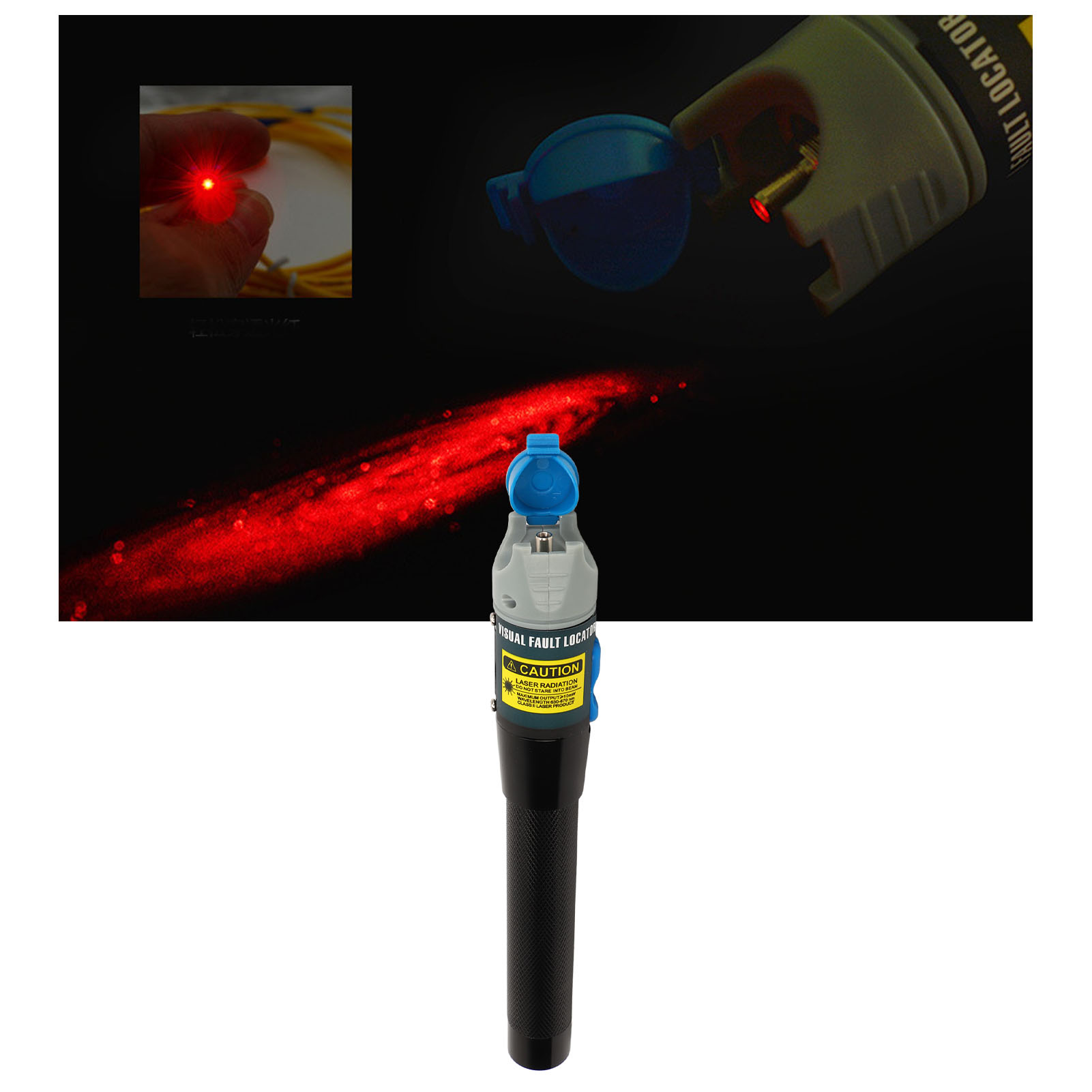 B2-10 Rotlicht-lichtwellenleiterstift, Lichtwellenleiter-detektor, Laserlichttransmissions-teststift, 10 Km Rotlichtquelle