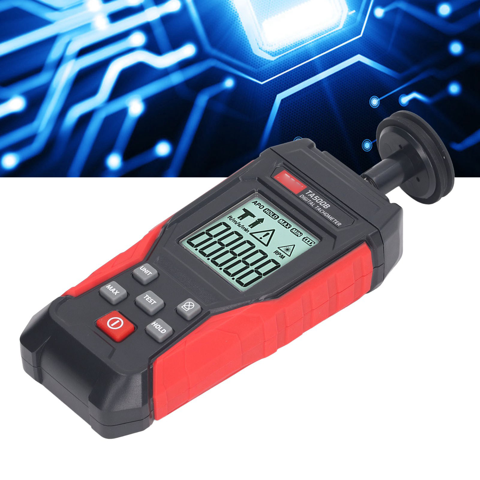 Ta500b Digital-drehzahlmesser Mit Digitalanzeige (kontakttyp)
