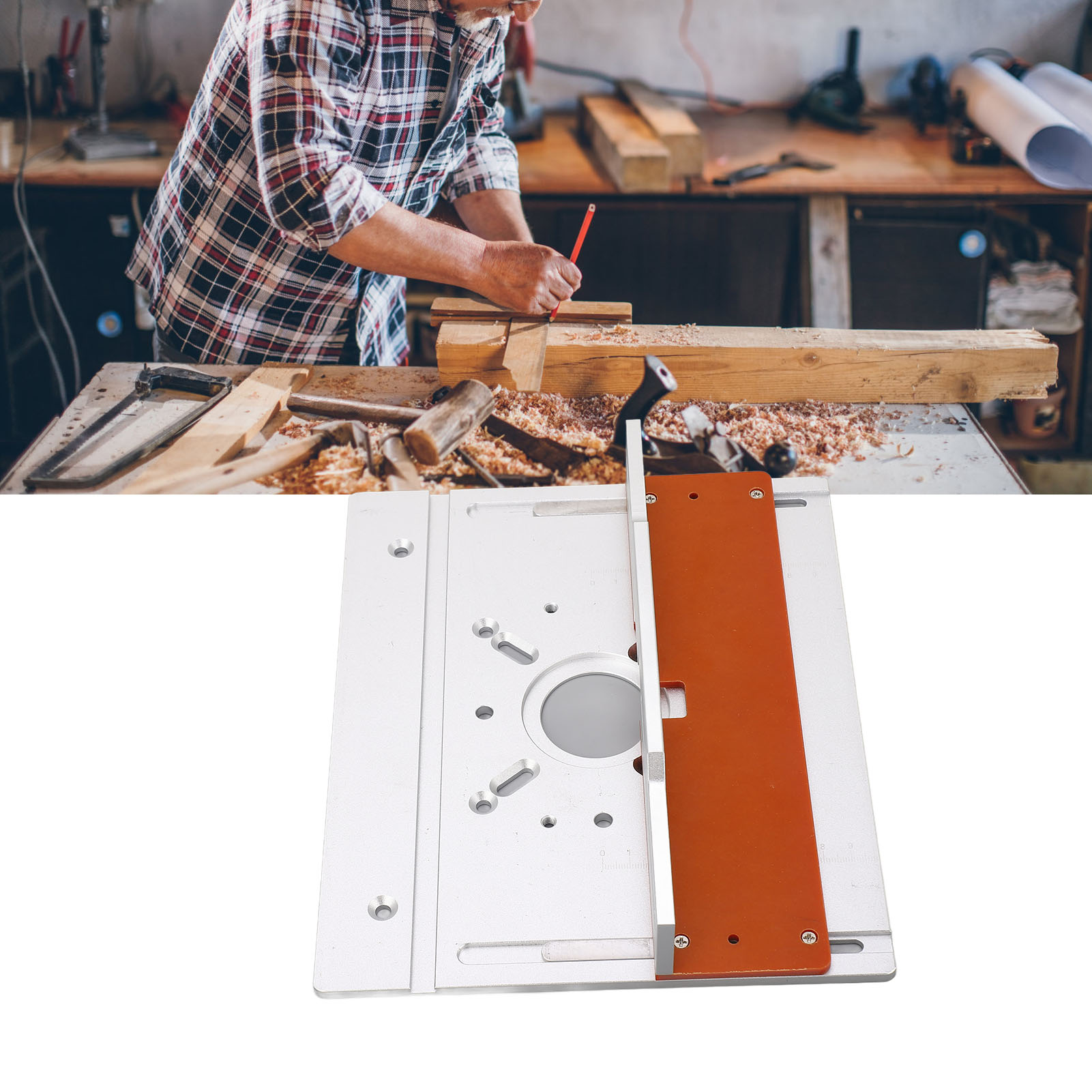 Multifunktionaler Hubarbeitstisch Aus Aluminiumlegierung Und H8-bakelit Für Fräs- Und Holzbearbeitungsarbeiten. Umgedrehte Tischplatte.
