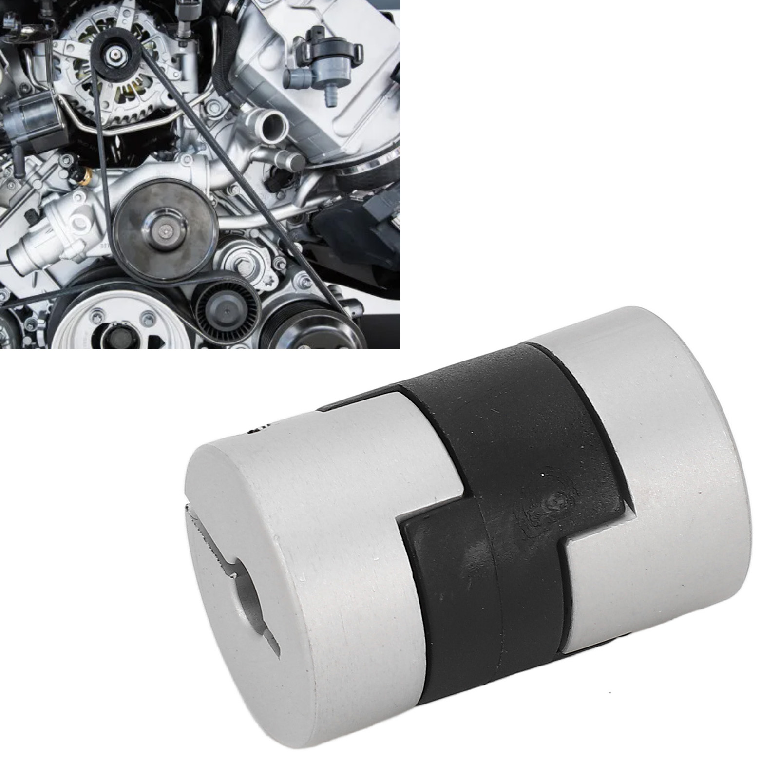 Flexible Kupplung D20l33, 5 Mm Innendurchmesser Kreuzschlittenkupplung, Hohes Drehmoment, Verschleiß- Und Korrosionsbeständig, Hochfeste Servomotor-gewindespindel Aus Aluminiumlegierung