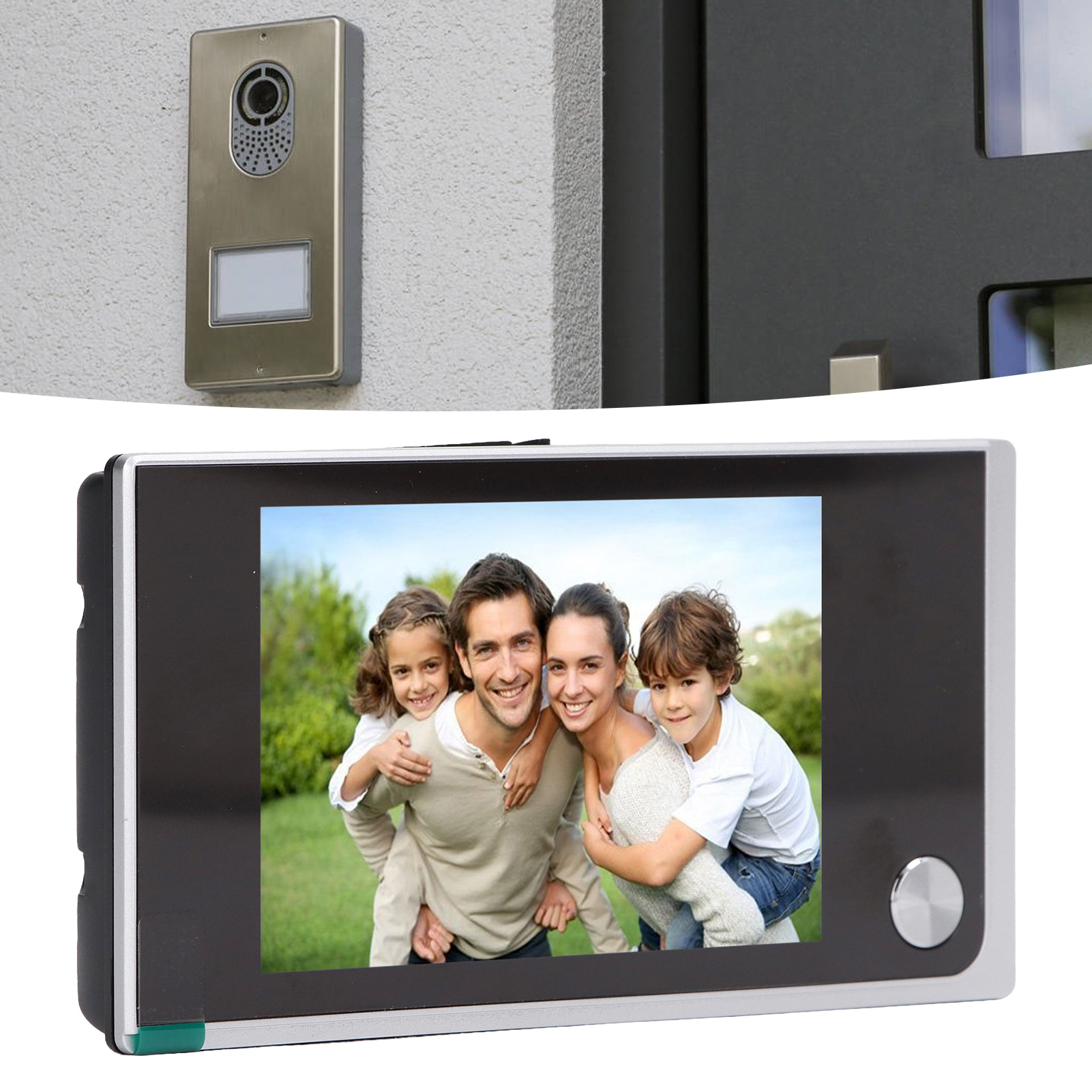 3,5 Zoll 520a Digitale Elektronische Überwachungsvideo-türklingel, Intelligente Video-türklingelkamera Mit Weitem Sichtfeld Und Weitwinkel.