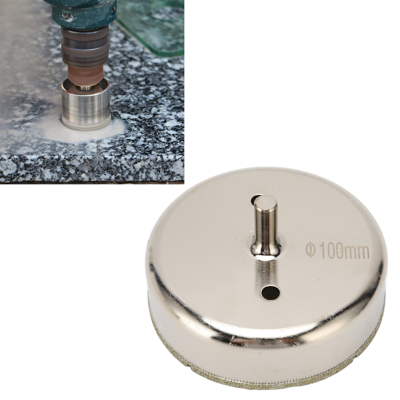 100-mm-diamantbohrer Zum Vergrößern Und Bohren Von Löchern In Glas- Und Jade-bodenfliesen