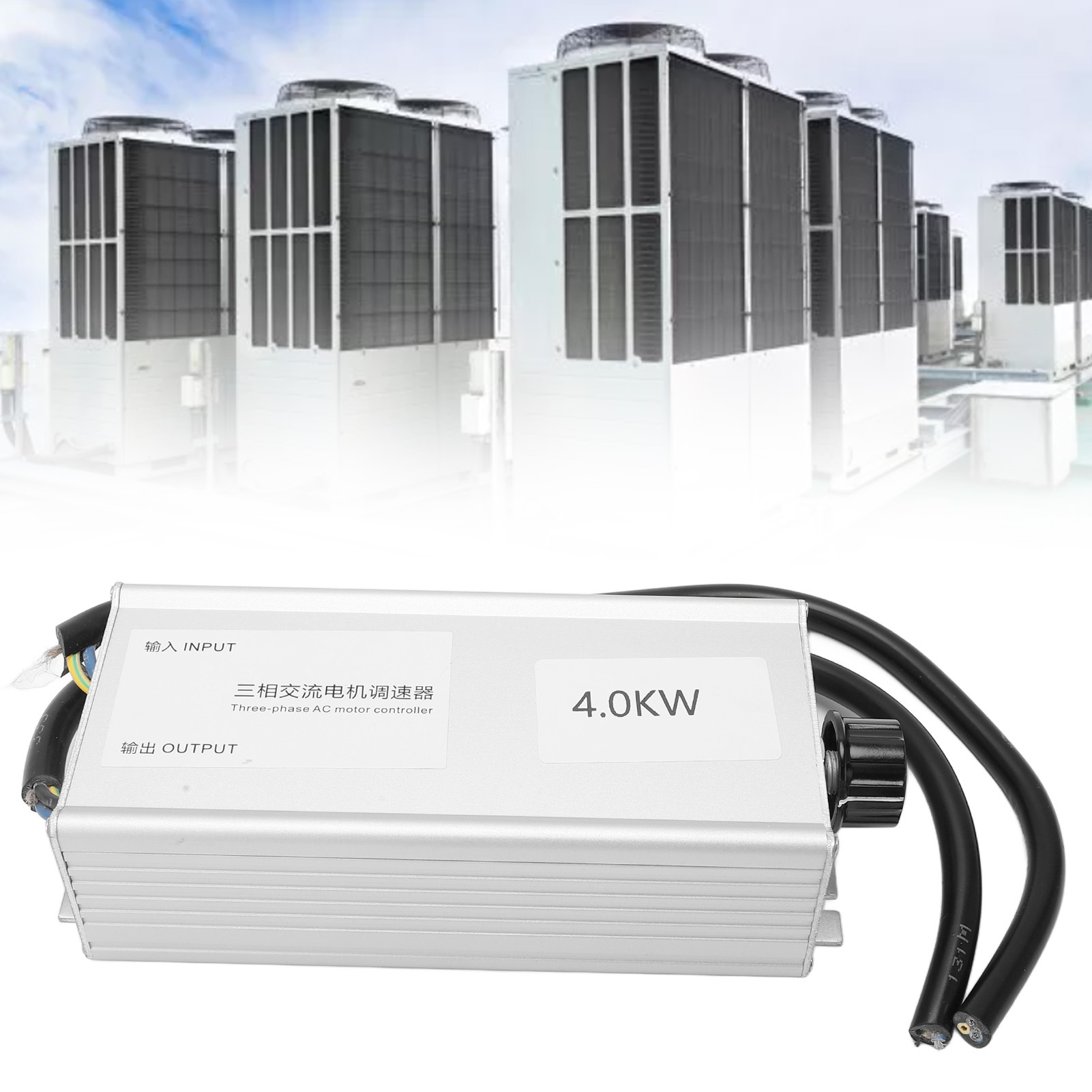 Drehzahlregler Für Einen Stufenlos Regelbaren 4-kw-drehstrom-lüftermotor (380 V Ac)