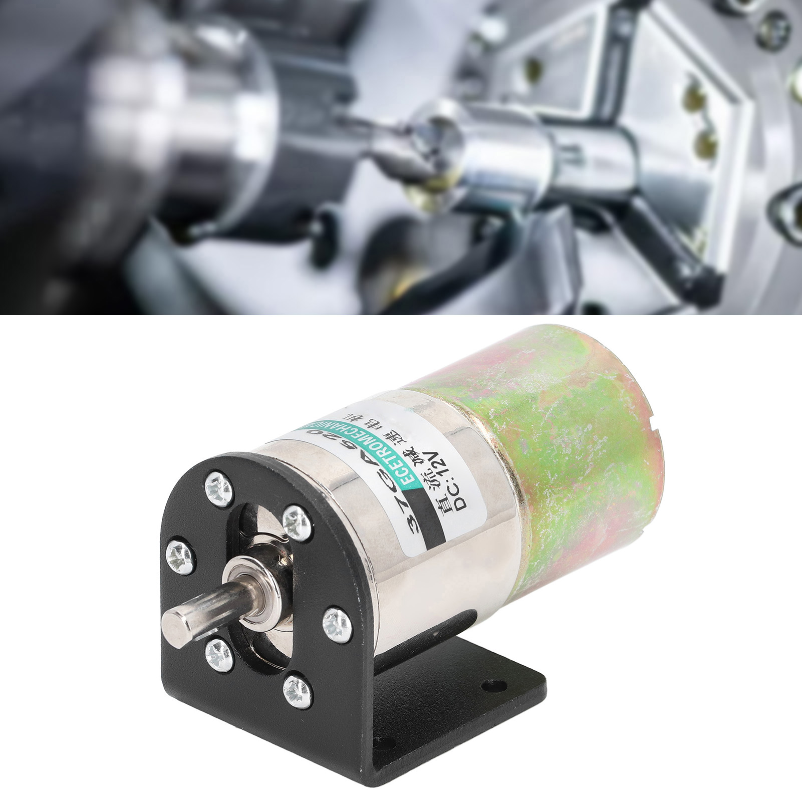 Dc 37ga520 Getriebemotor Dc12v 10w, Miniatur-bürstenmotor, Langsamläufermotor, Motor Mit Niedriger Drehzahl, 0-150 U/min.