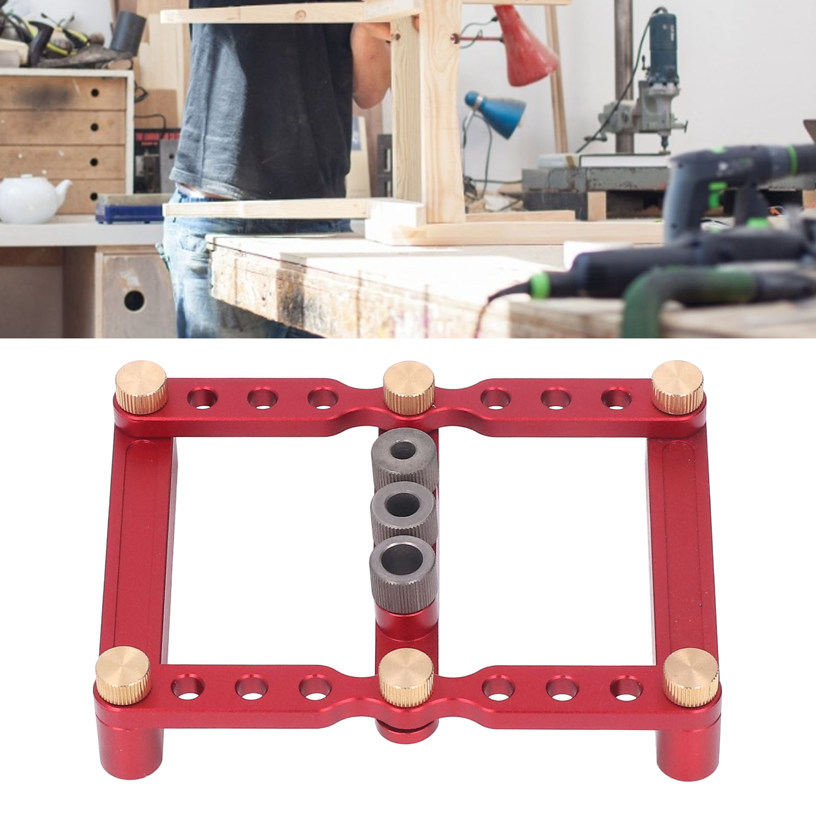 Werkzeug Zum Positionieren Von Dübellöchern Für Die Holzbearbeitung