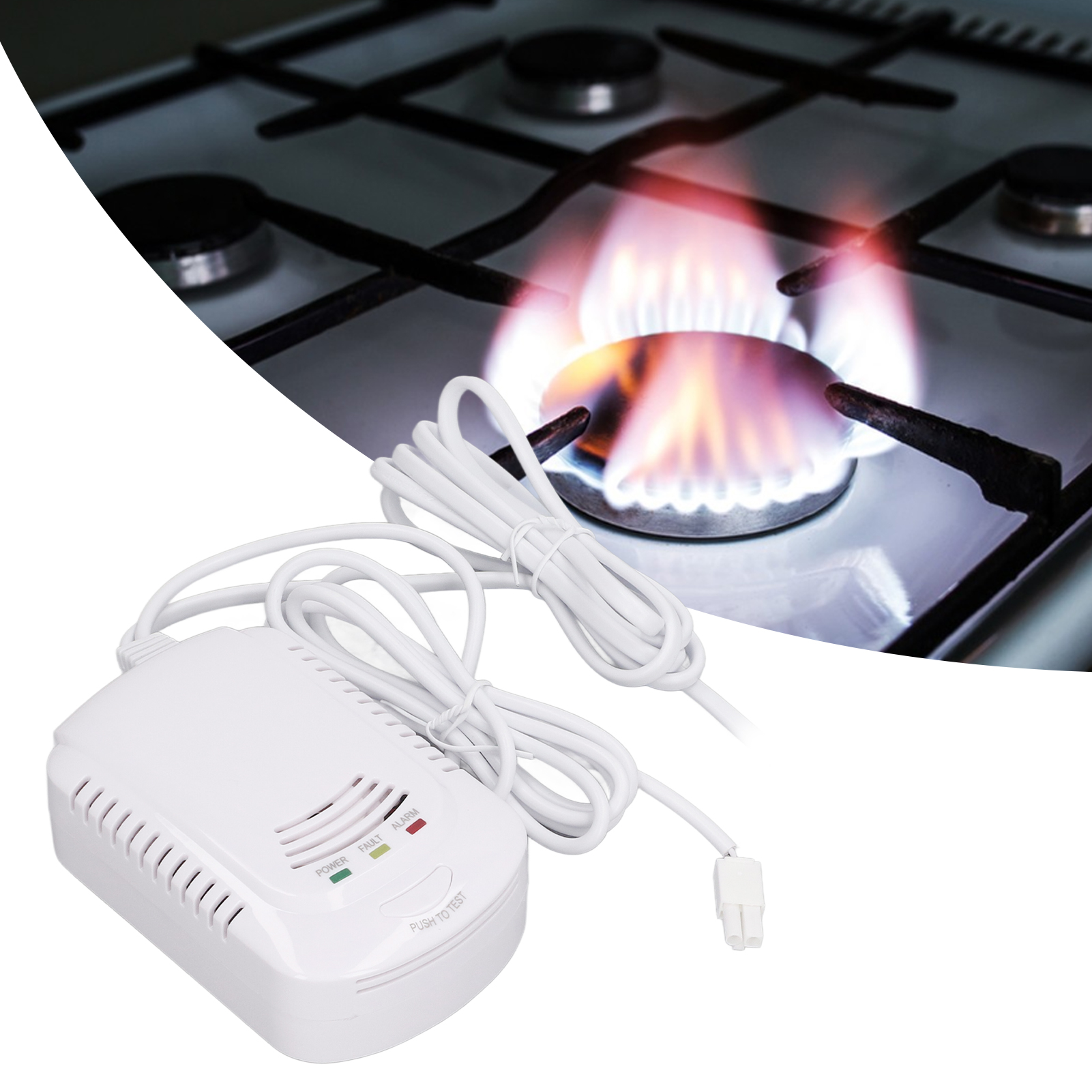 Zweidraht-propan-methan-verbundalarmmelder, Europäischer Standard Ac90v240v
