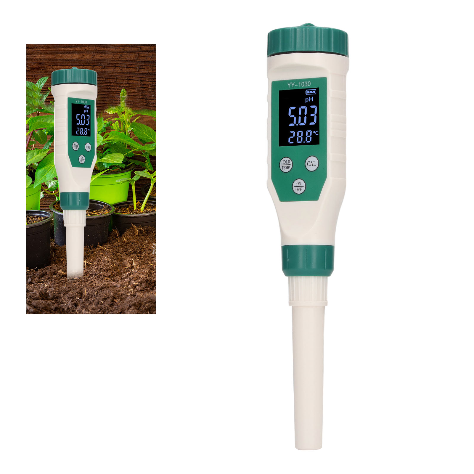 Yy-1030 Bluetooth Digitaler Ph-tester Für Boden-ph-detektoren