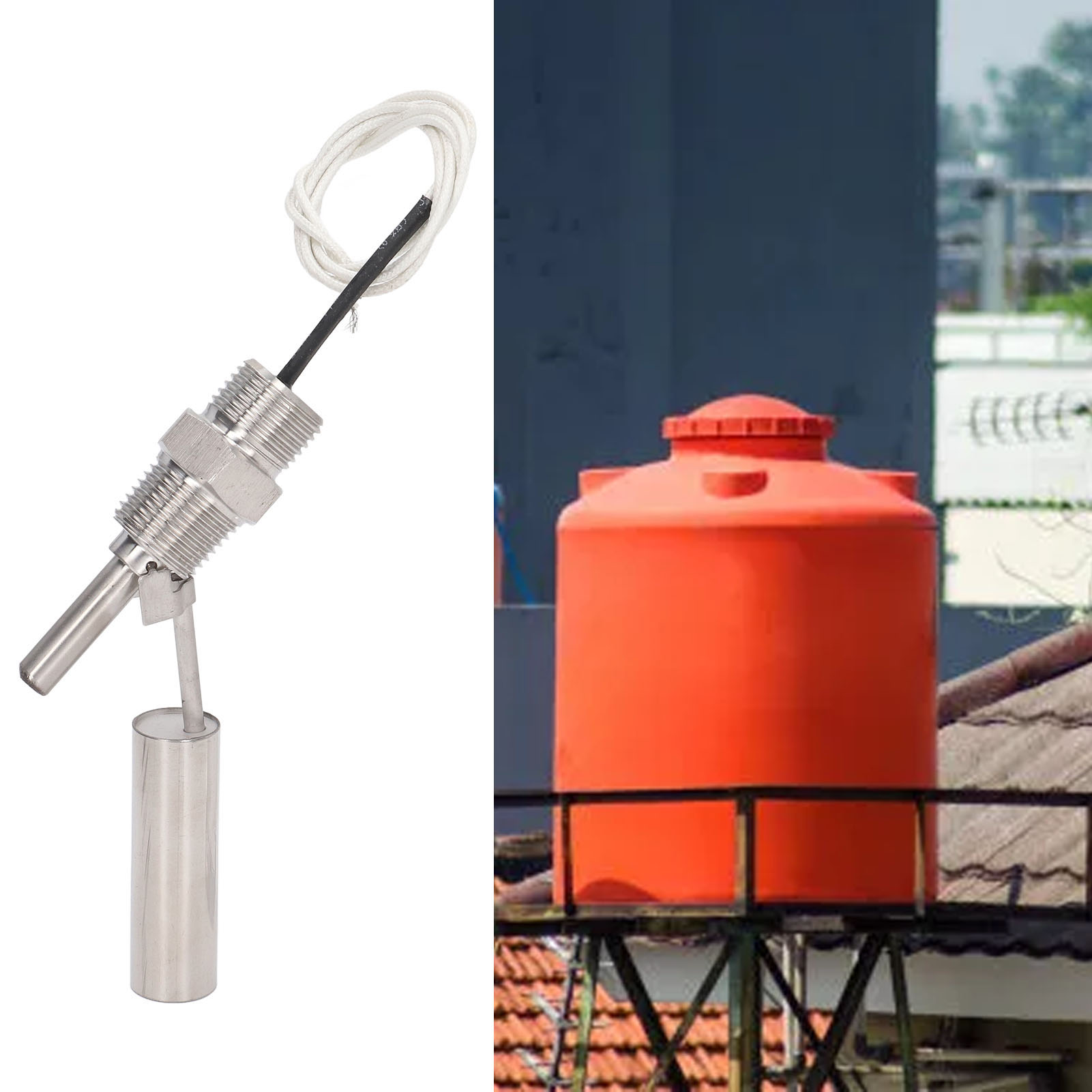 Schwimmerschalter Aus Edelstahl 304, 1/2 Npt-außengewinde, Flüssigkeitsstandsensor, Dc 0–110 V