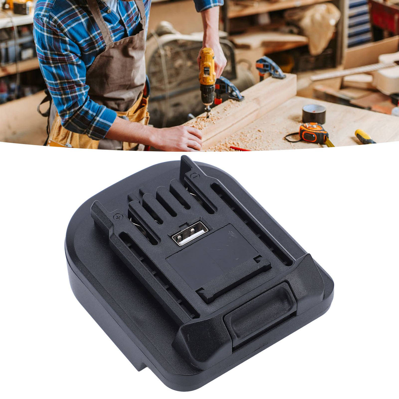 Worx 20v Max 4-pin Auf Worx 20v Max 5-pin Akku-adapter/konverter Mit Usb