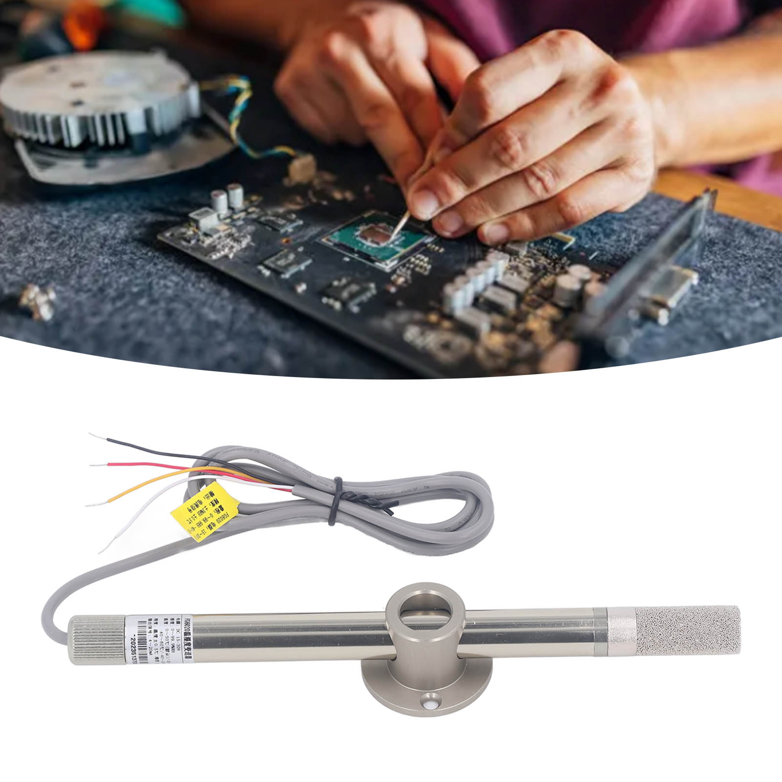 Fg6020 Hochpräziser Industrieller Temperatur- Und Feuchtigkeitssensor, Wandtransmitter Für Leitungsspannung Und -strom, 15–30 V Dc