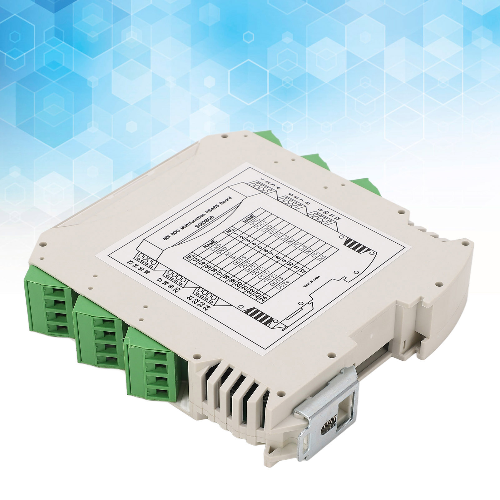 Rs485 8di 8d0 Multifunktions-controller Dc7-25v Modbus Rtu Io Eingangs-/ausgangs-steuerplatine Für Industrieanlagen