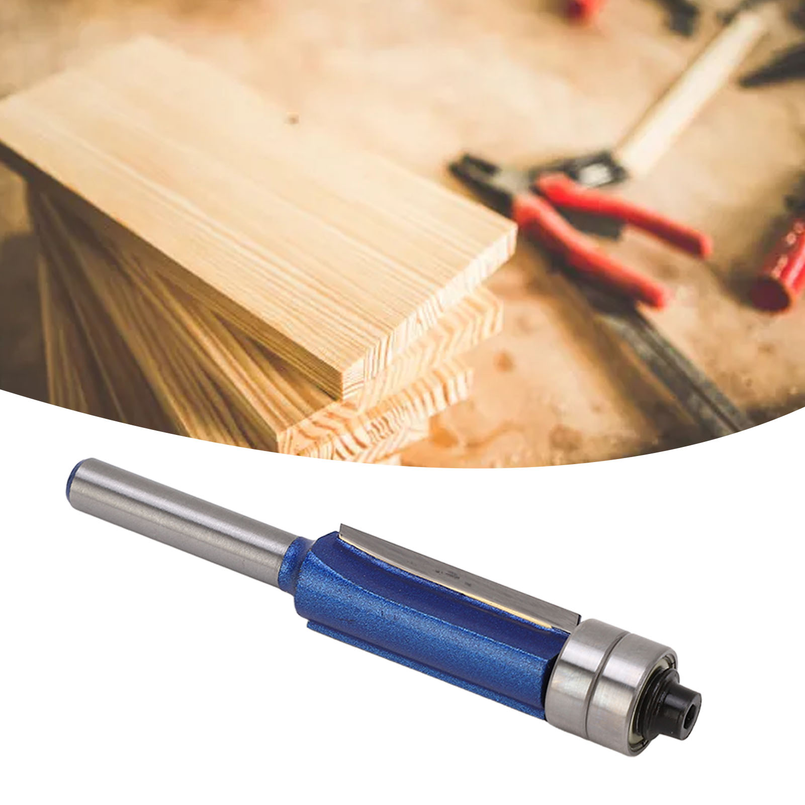 1/4" Schaft Doppellager-fräser Für Die Holzbearbeitung