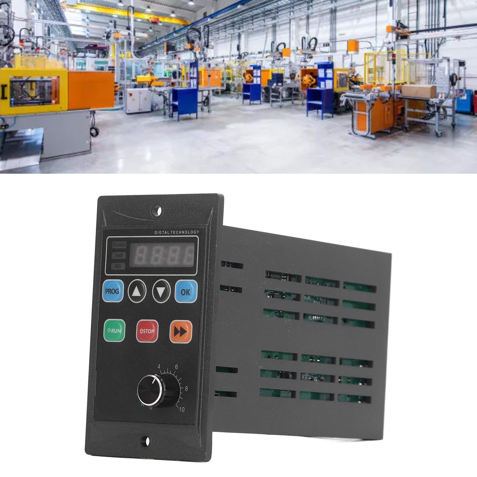 Mini-frequenzumrichter 60w Für Einphasenmotor (eingang 176-264v), Dreiphasenmotor (ausgang 0-220v).