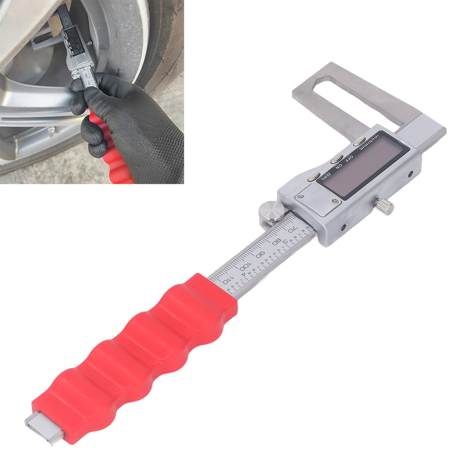 Außennut-bremssattel Aus Edelstahl Mit Digitalanzeige 0-150 Mm, Spezieller Nonius-bremssattel Für Bremsbeläge