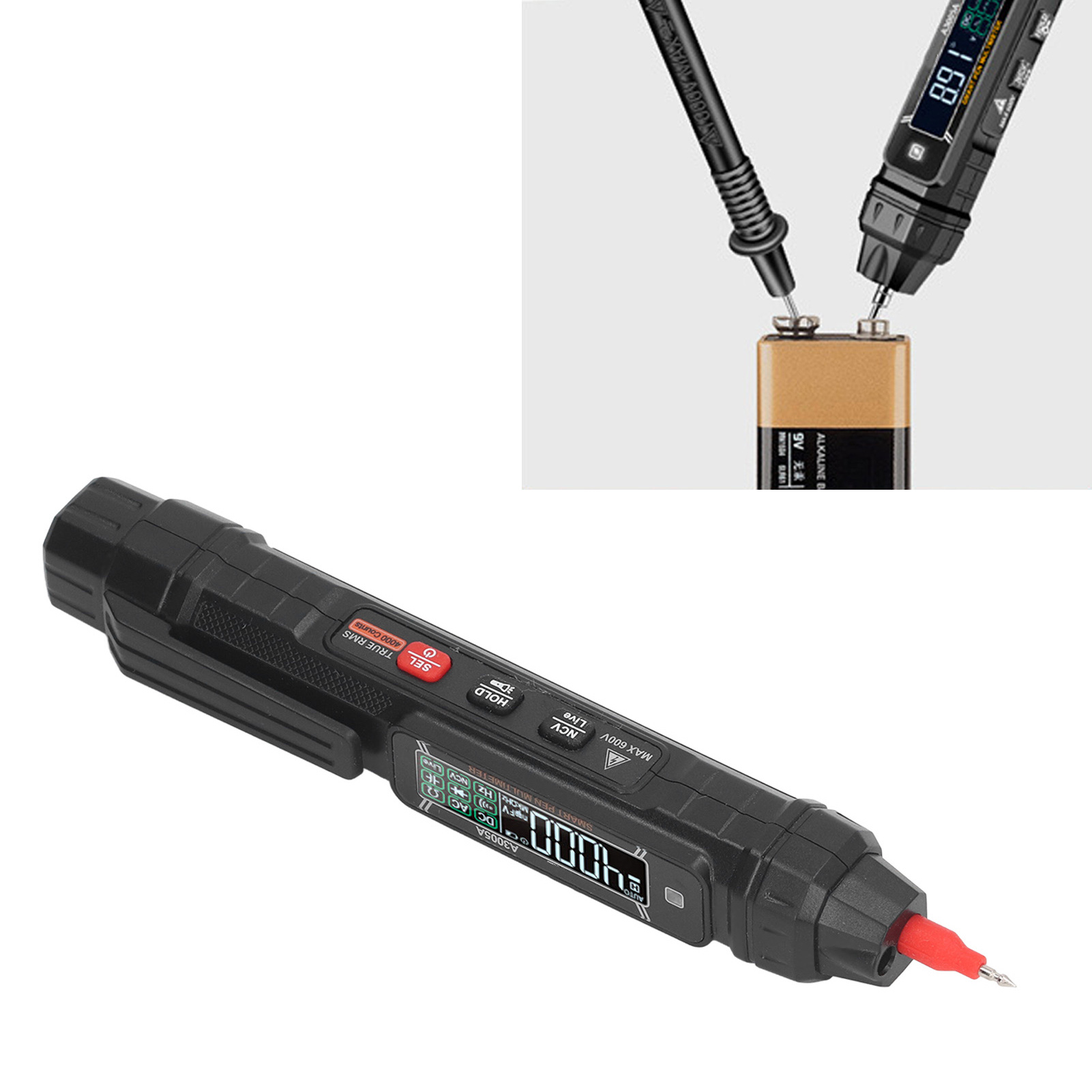 Aneng A3005a Hochpräziser, Intelligenter, Multifunktionaler Digitaler Testerstift Für Spannungs- Und Durchgangsmessung – Universalwerkzeug Für Elektriker
