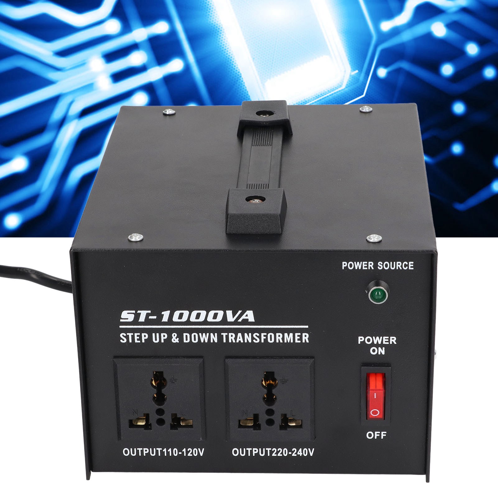 St-1000va 1000w Leistungstransformator, 220v Auf 110v Spannungswandler, Europäischer Standardstecker 110v/220v