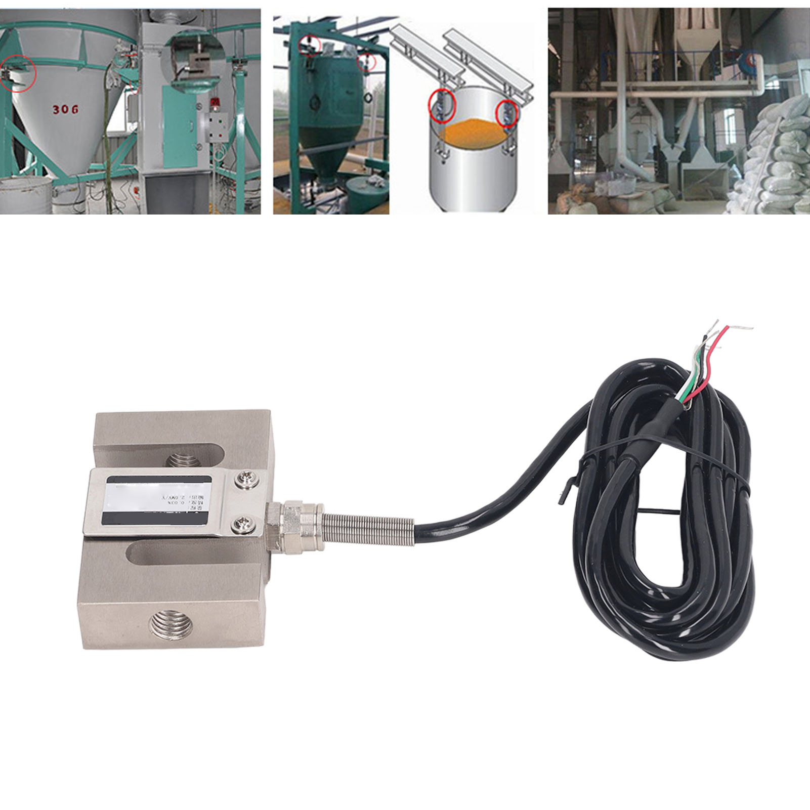 Dyly-103 S-typ Wägezelle, Hochpräziser Zug- Und Druckkraftsensor, Gewichtsmessung, Kraftmessung, Materialdruckausgleich, 300 Kg.