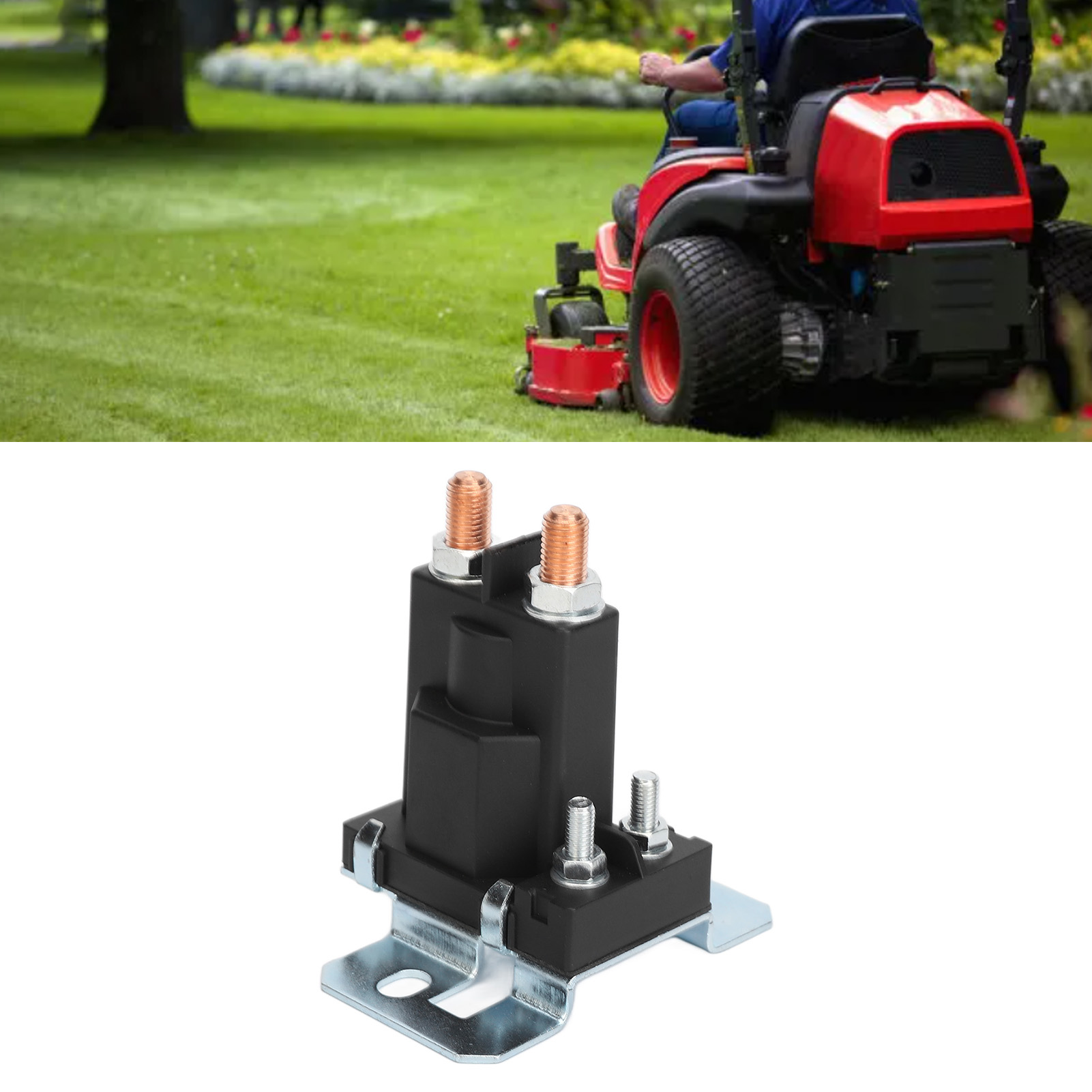 100-a-anlasserschalter, Klemmenrelais, Magnetstarterventil Für Rasentraktoren, Magnetstarterventil Für Rasenmäher, 12 V