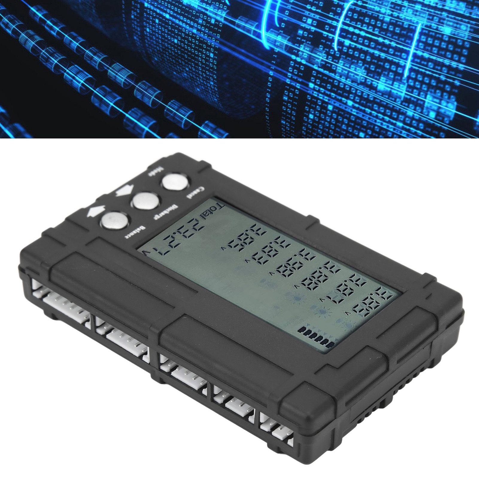 3-in-1-batteriebalancer Mit Lcd-bildschirm