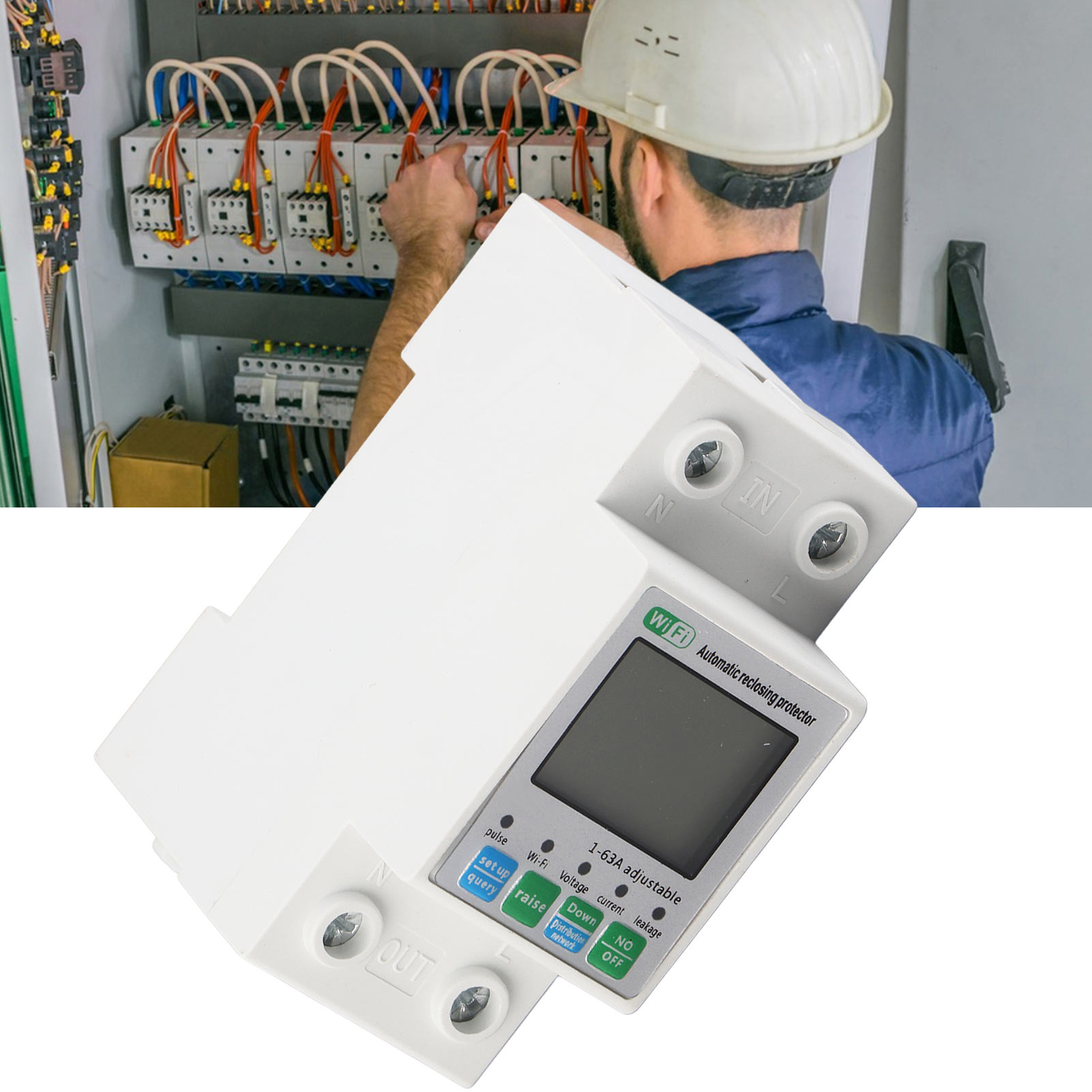 Atms6005 Wlan-smart-schalter, Intelligentes Zeitverzögerungsrelais, Mobiler Fernauslöser, 220 V Wechselstrom